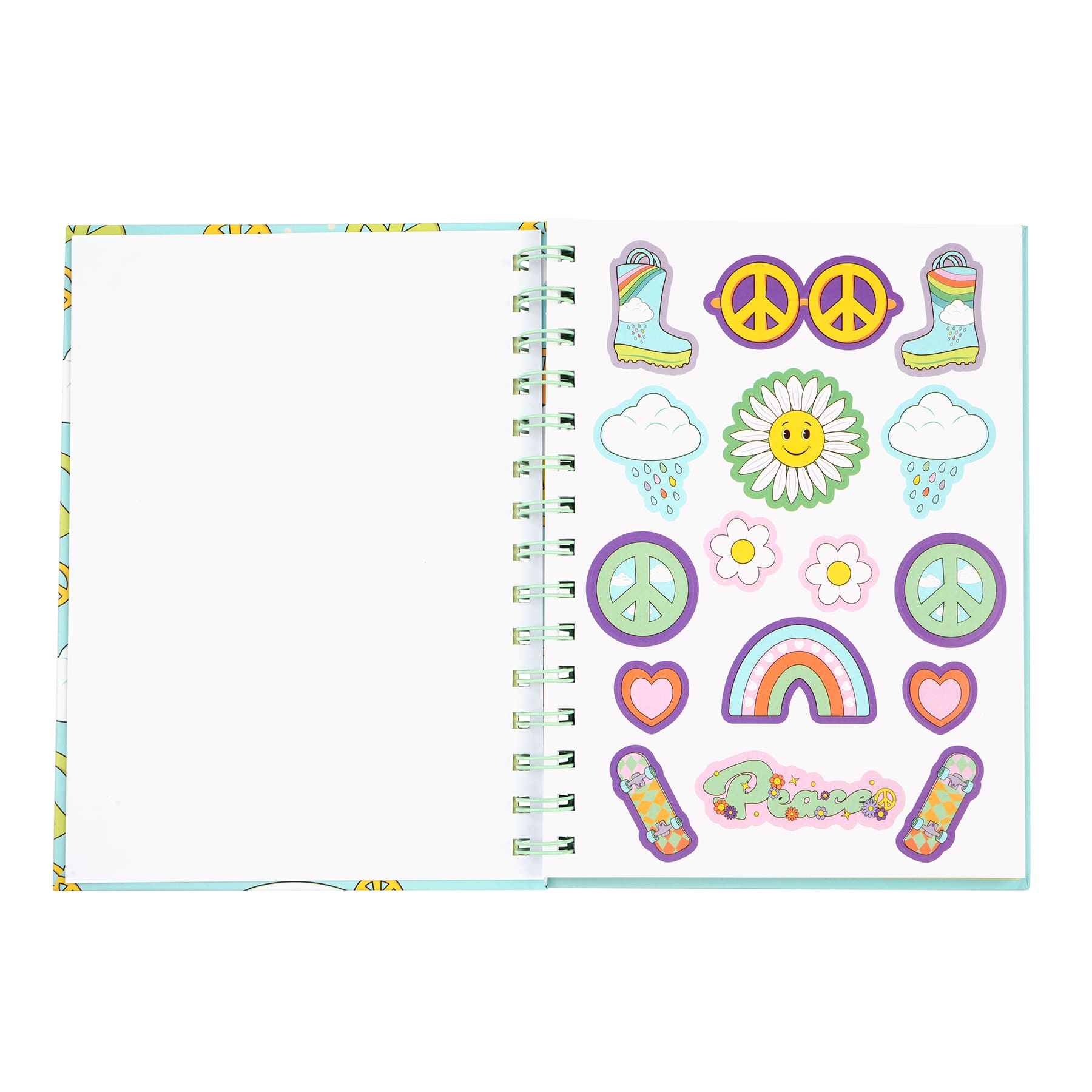 6&#x22; x 8&#x22; Peace Guided Journal by Fab Finds