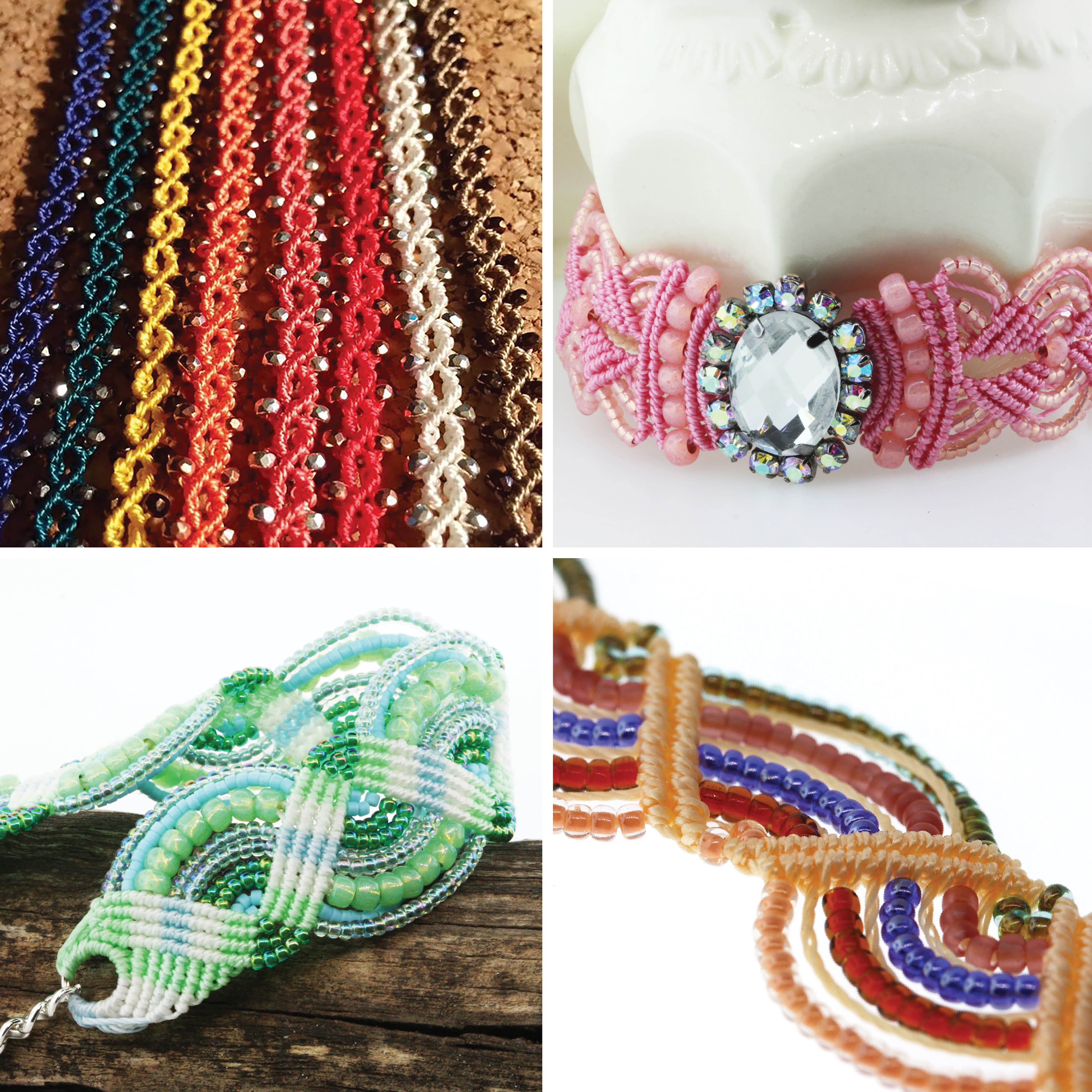 12 Pack: The Beadsmith® S-Lon® 0.5mm White Bead Cord