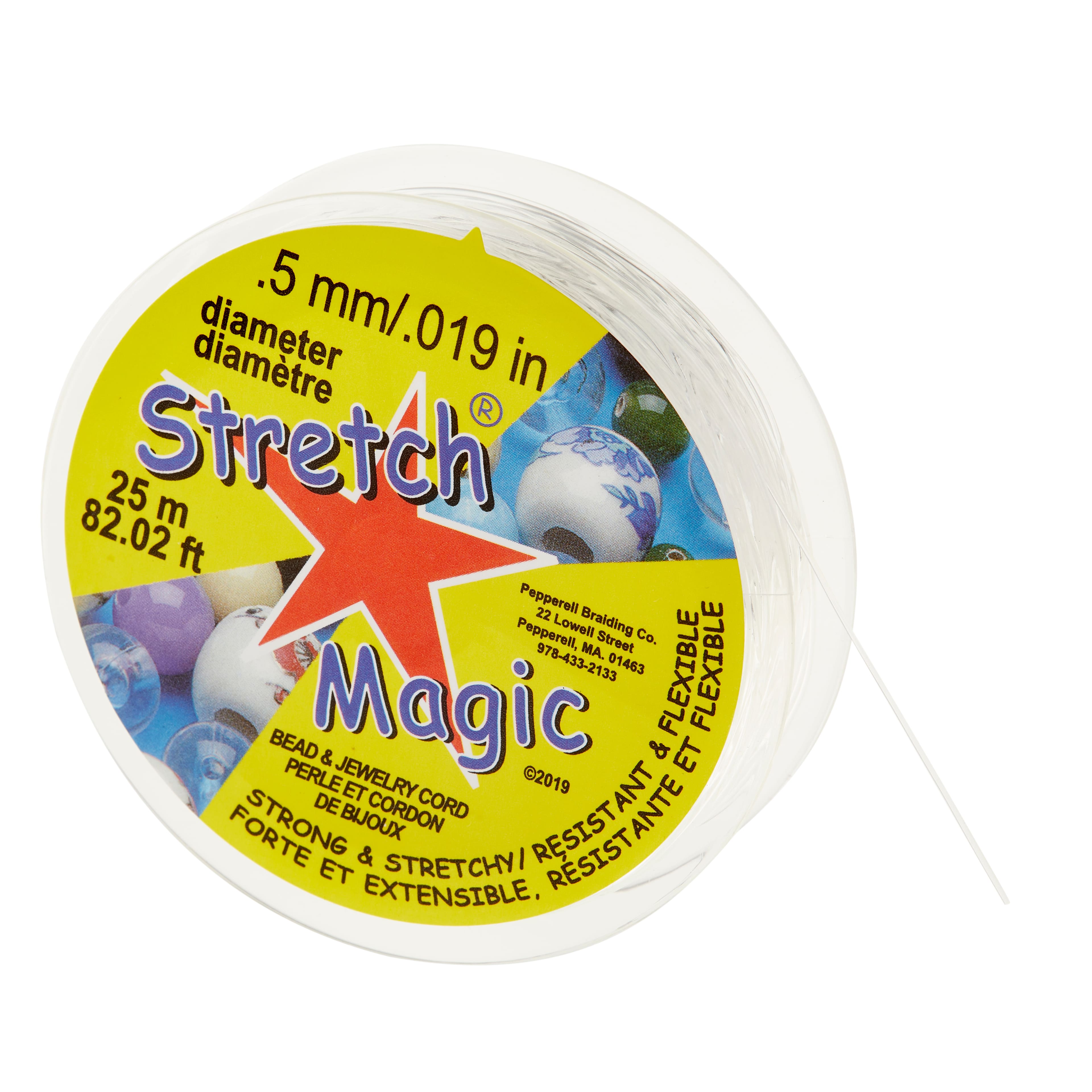 Stretch Magic® Clear Bead & Jewellery Cord, 0.5mm