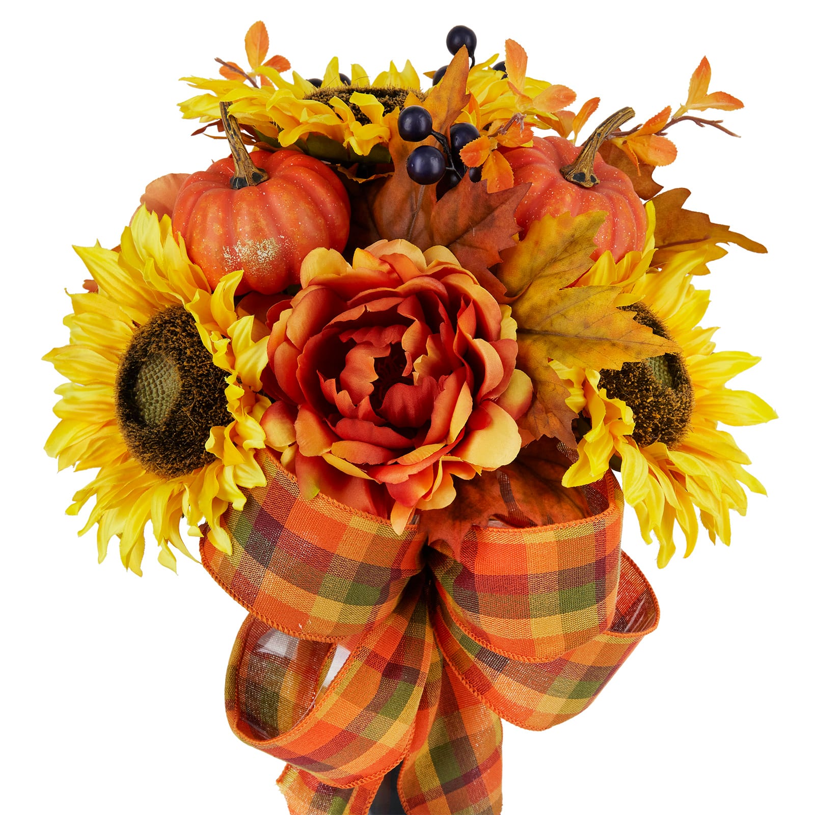 Orange &#x26; Yellow Sunflower Fall Remembrance Cone by Ashland&#xAE;