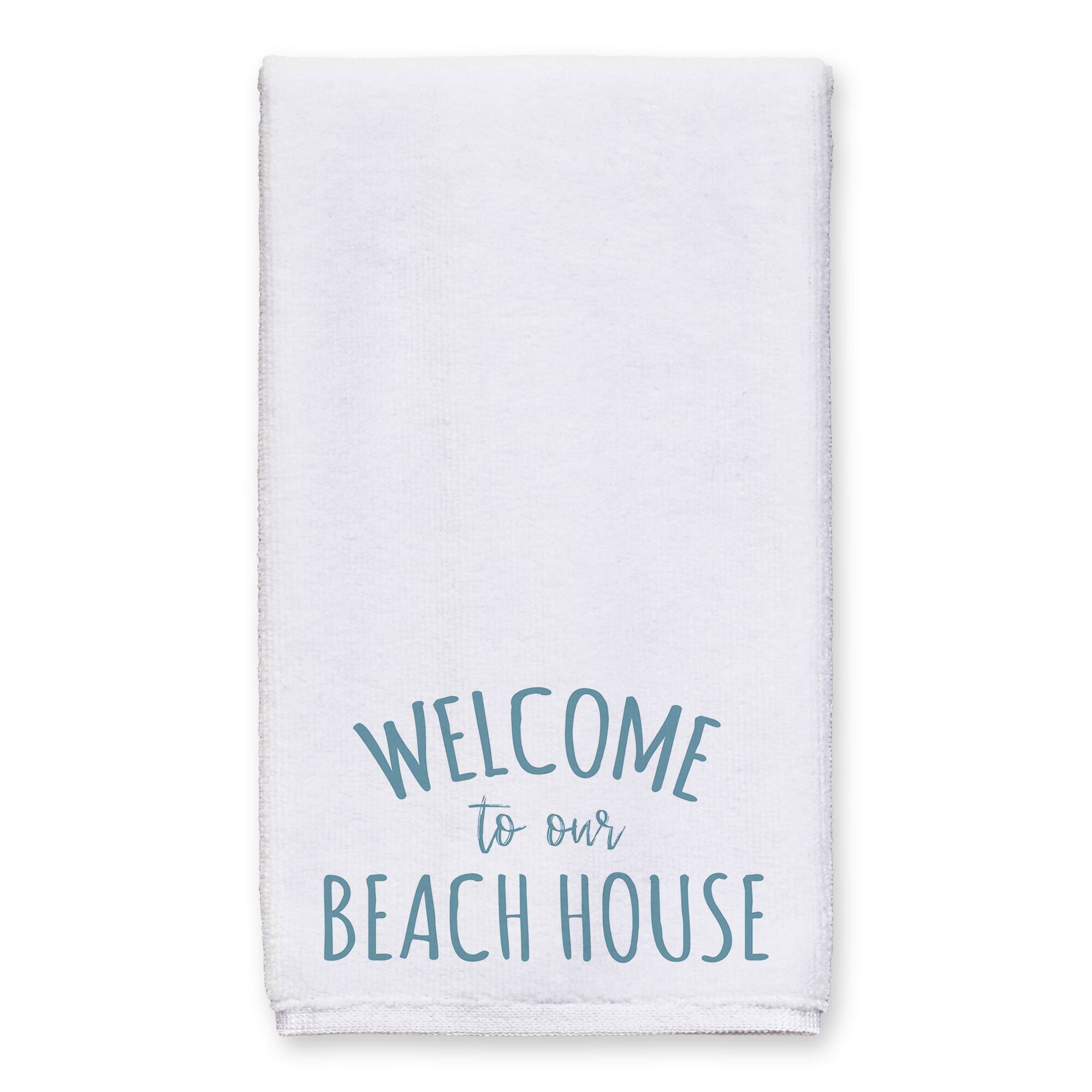 Welcome To The Beach House Tea Towel Set