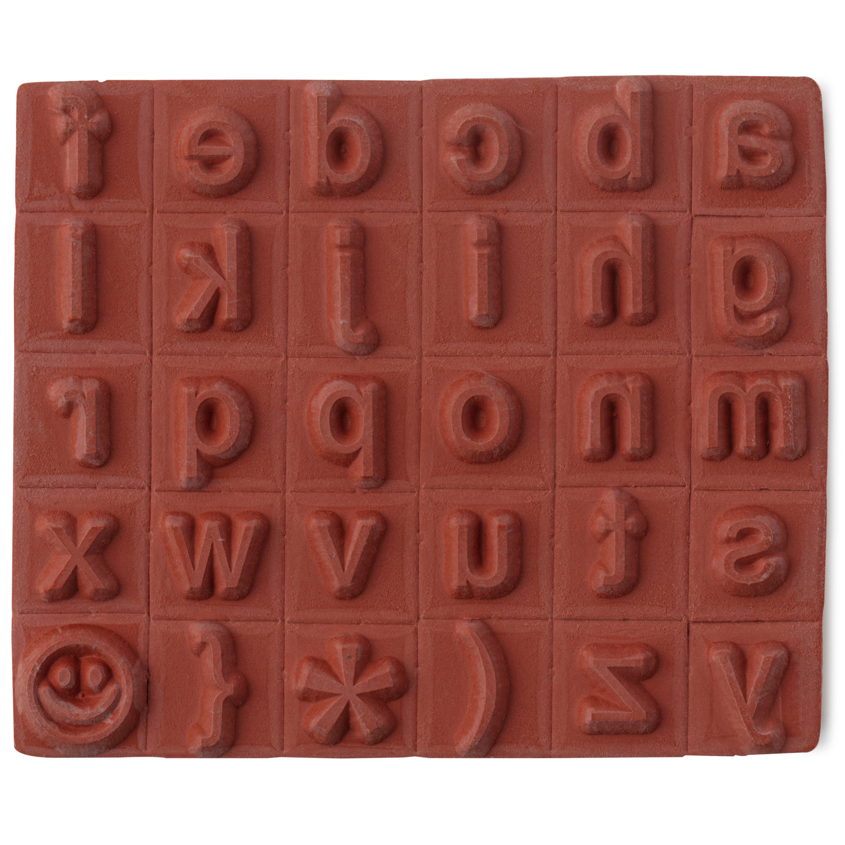 6 Pack: Small Lowercase Alphabet Wood Stamp Set by Recollections&#x2122;