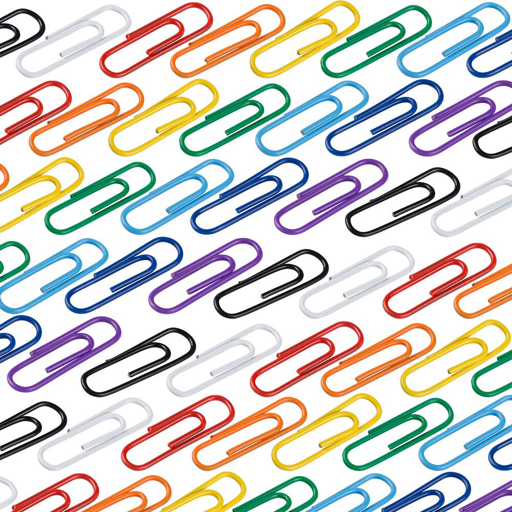 JAM Paper Colorful Standard Paper Clips