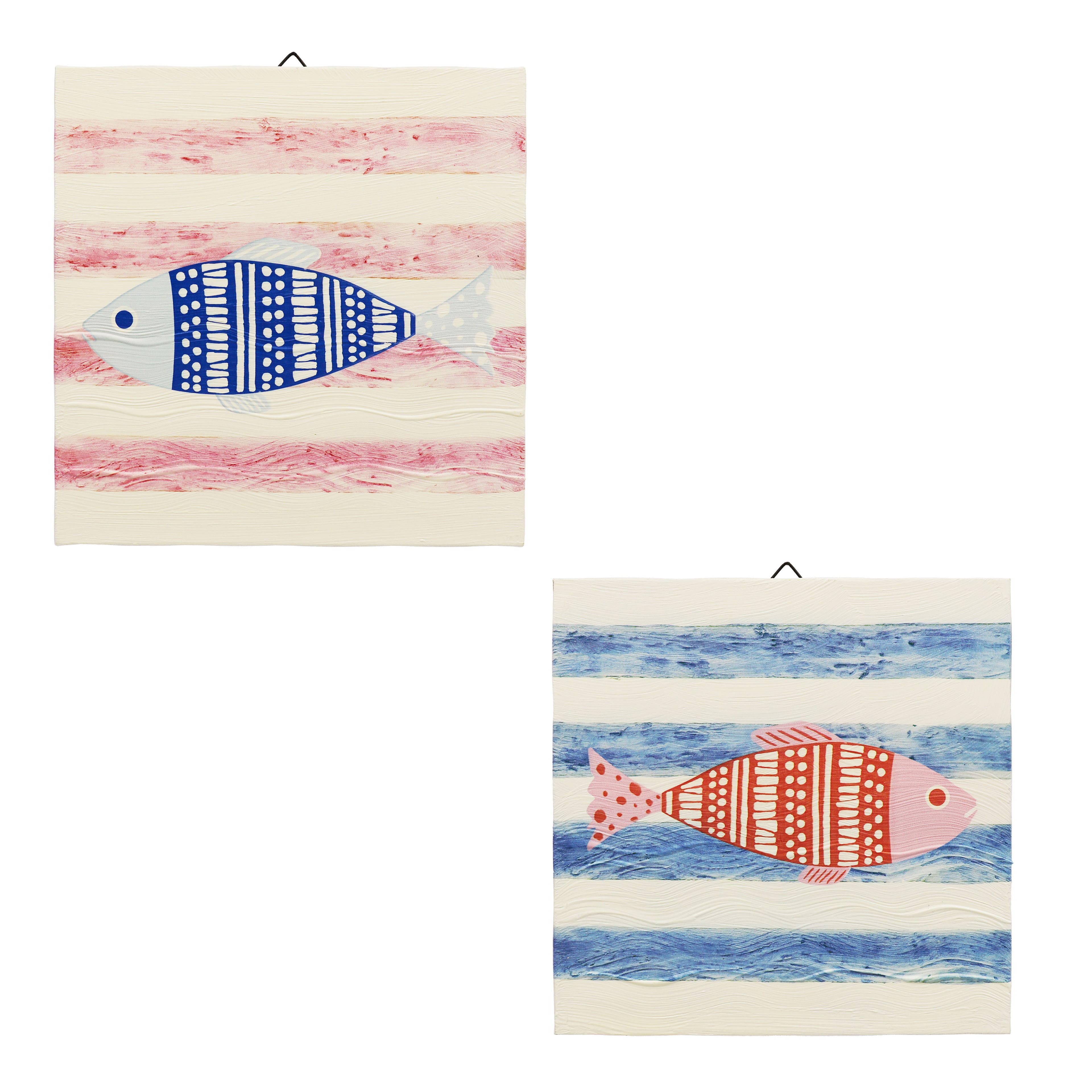 Assorted Fish Stripes Wall D&#xE9;cor by Ashland&#xAE;, 1pc.