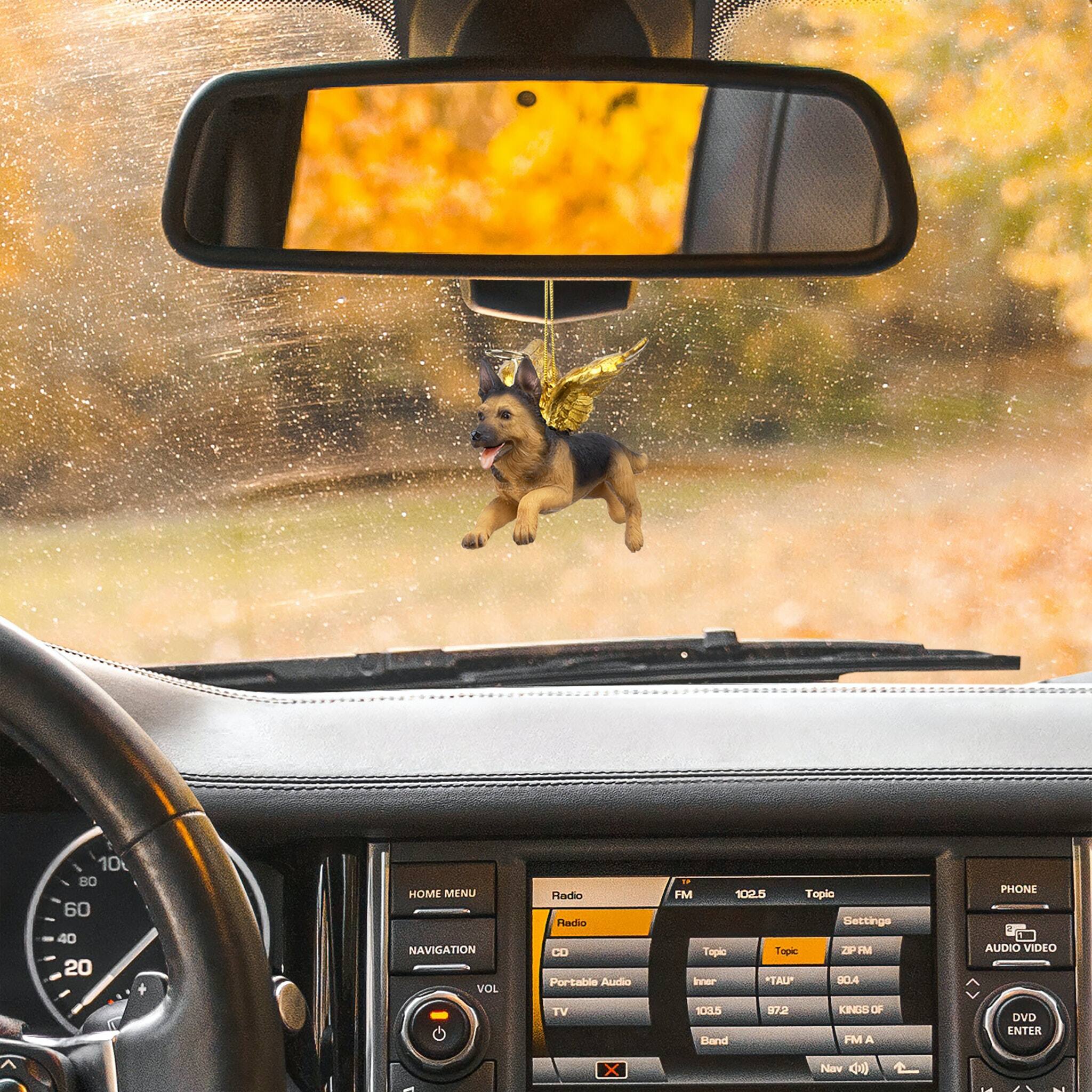 Design Toscano Honor the Pooch German Shepherd Angel Ornament