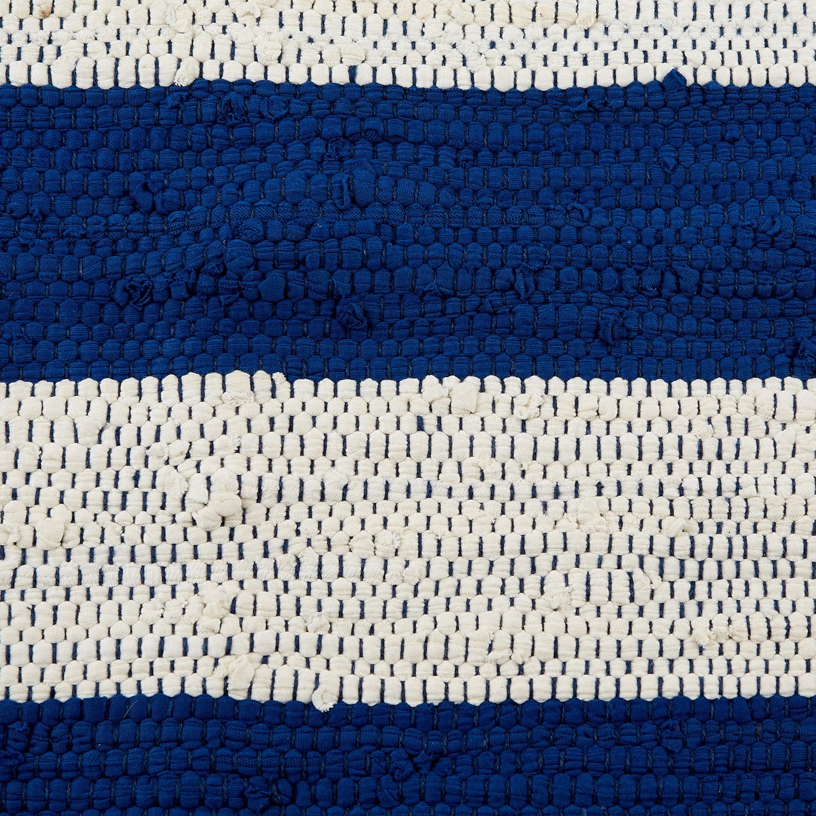 DII&#xAE; Navy &#x26; White Stripe Rag Rug, 2ft. x 3ft.