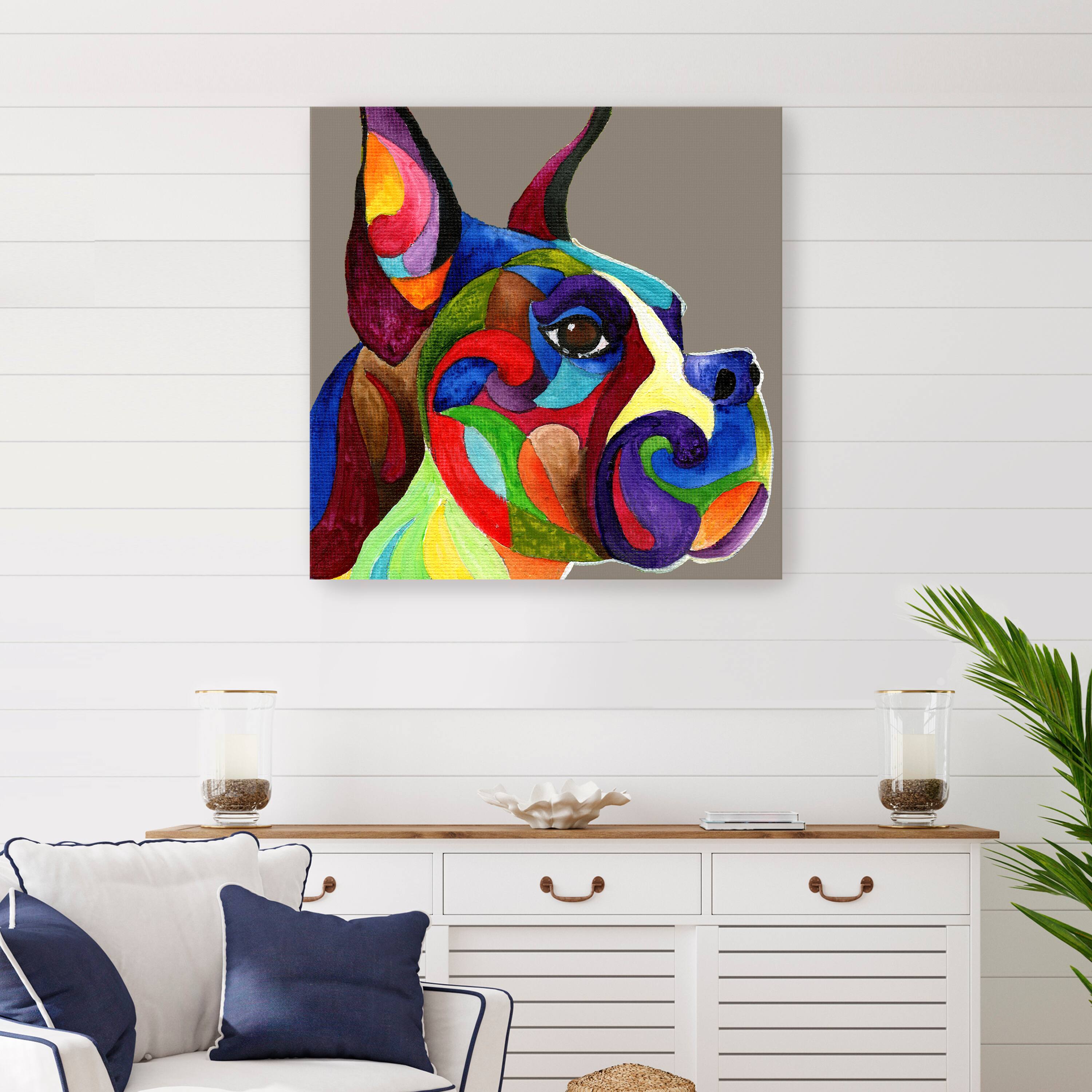 Boxer Canvas Giclee
