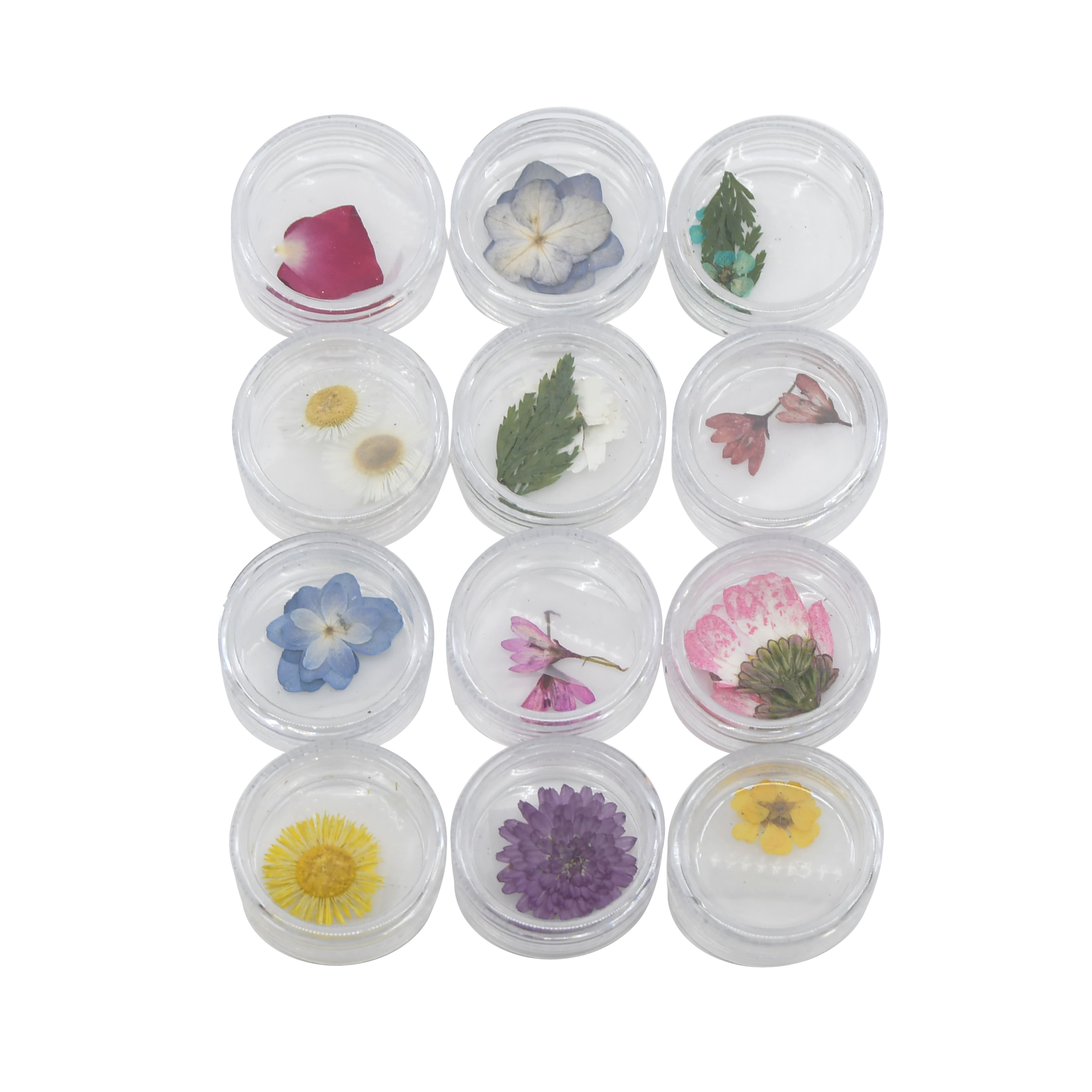Blue Moon Studio&#x2122; UV Resin Craft 29mm Birth Month Flower Fillers, 24ct.