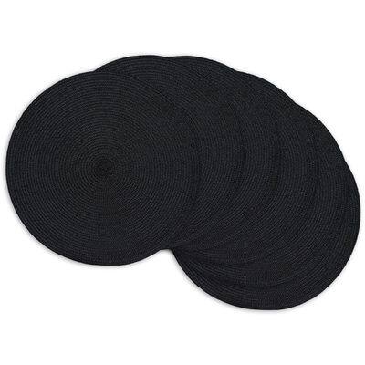 DII® Black Round Placemats, 6ct. | Michaels