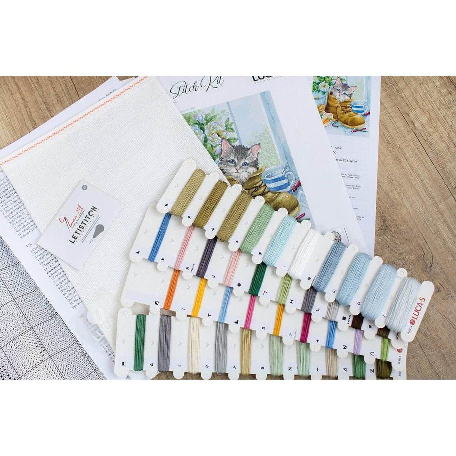 Luca-s Cute Kitten Counted Cross Stitch Kit