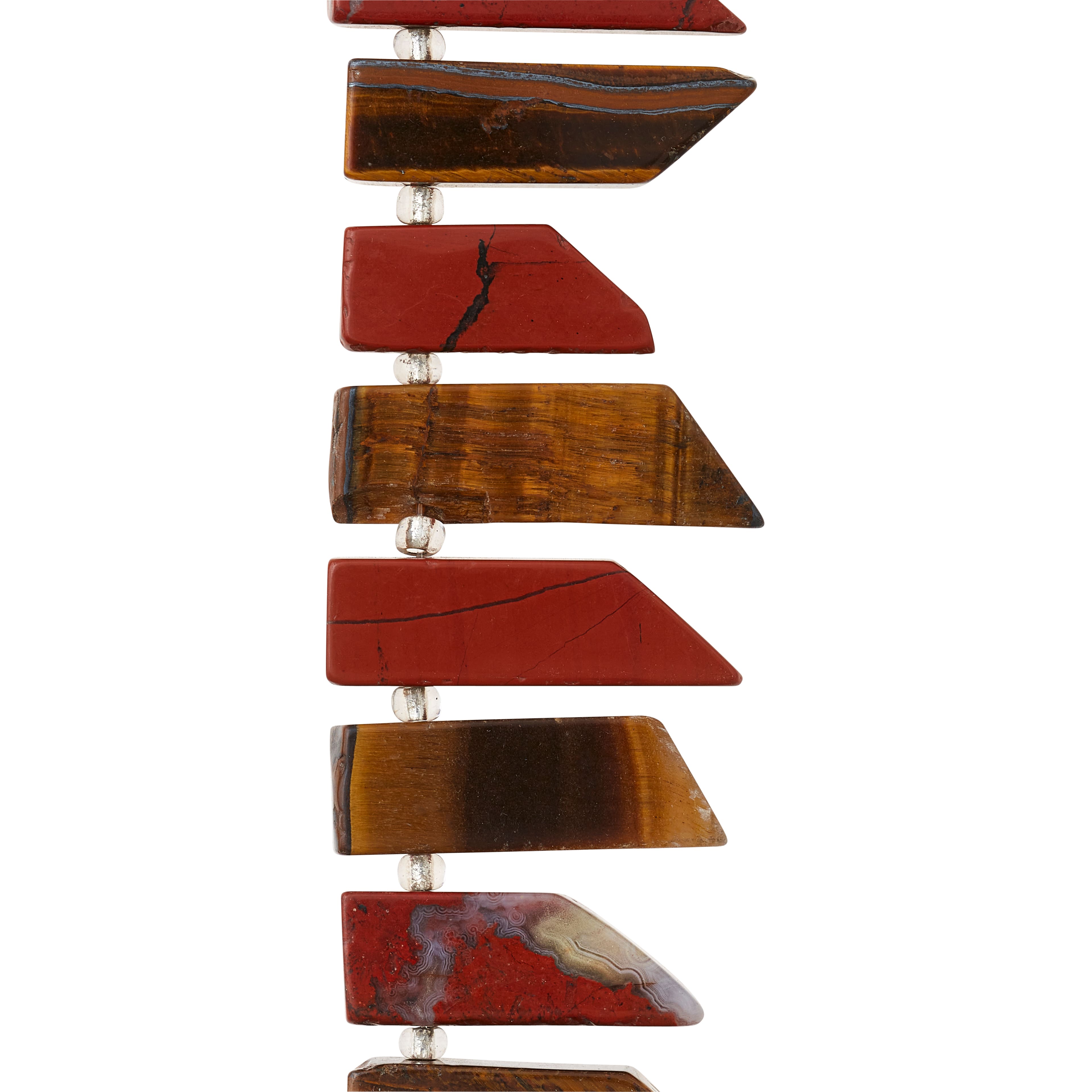 Red Jasper &#x26; Tiger Eye Stick Beads by Bead Landing&#x2122;
