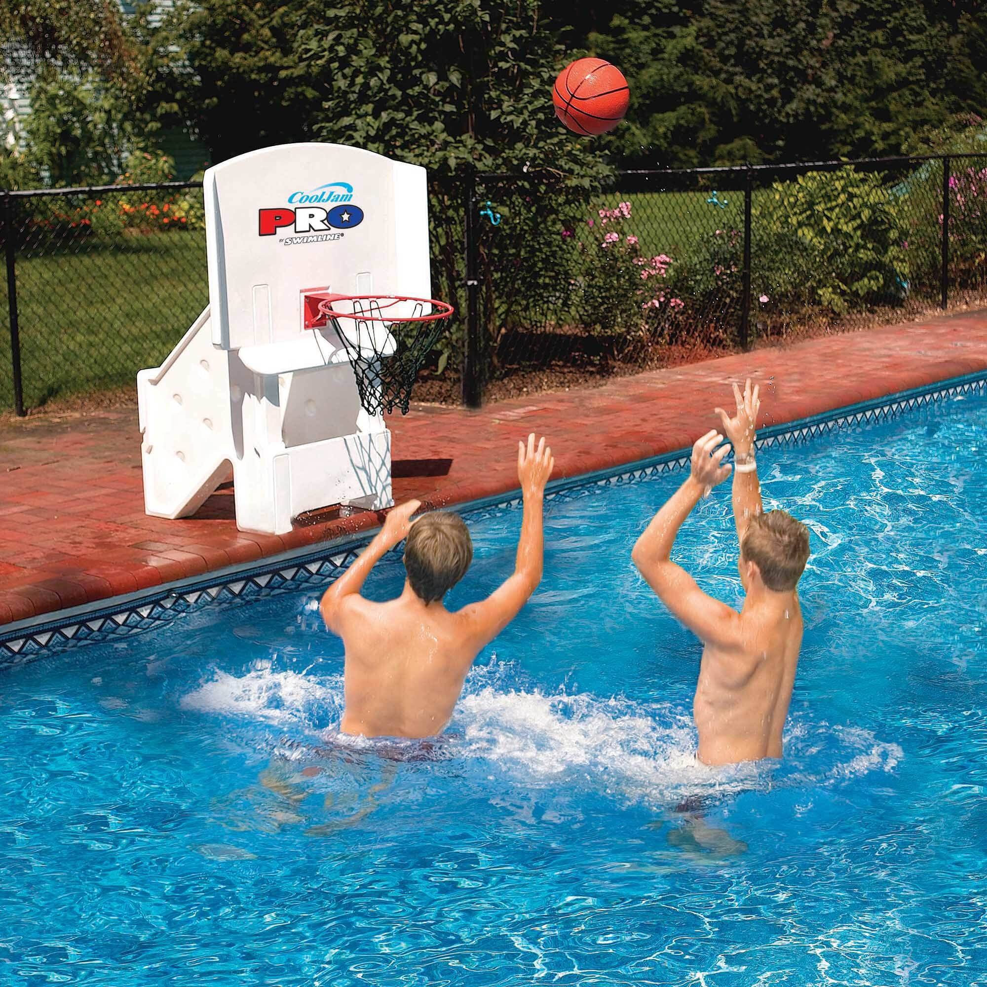 Swim Central 44" Cool Jam Pro Adjustable Poolside Extra Wide Water Basketball Game