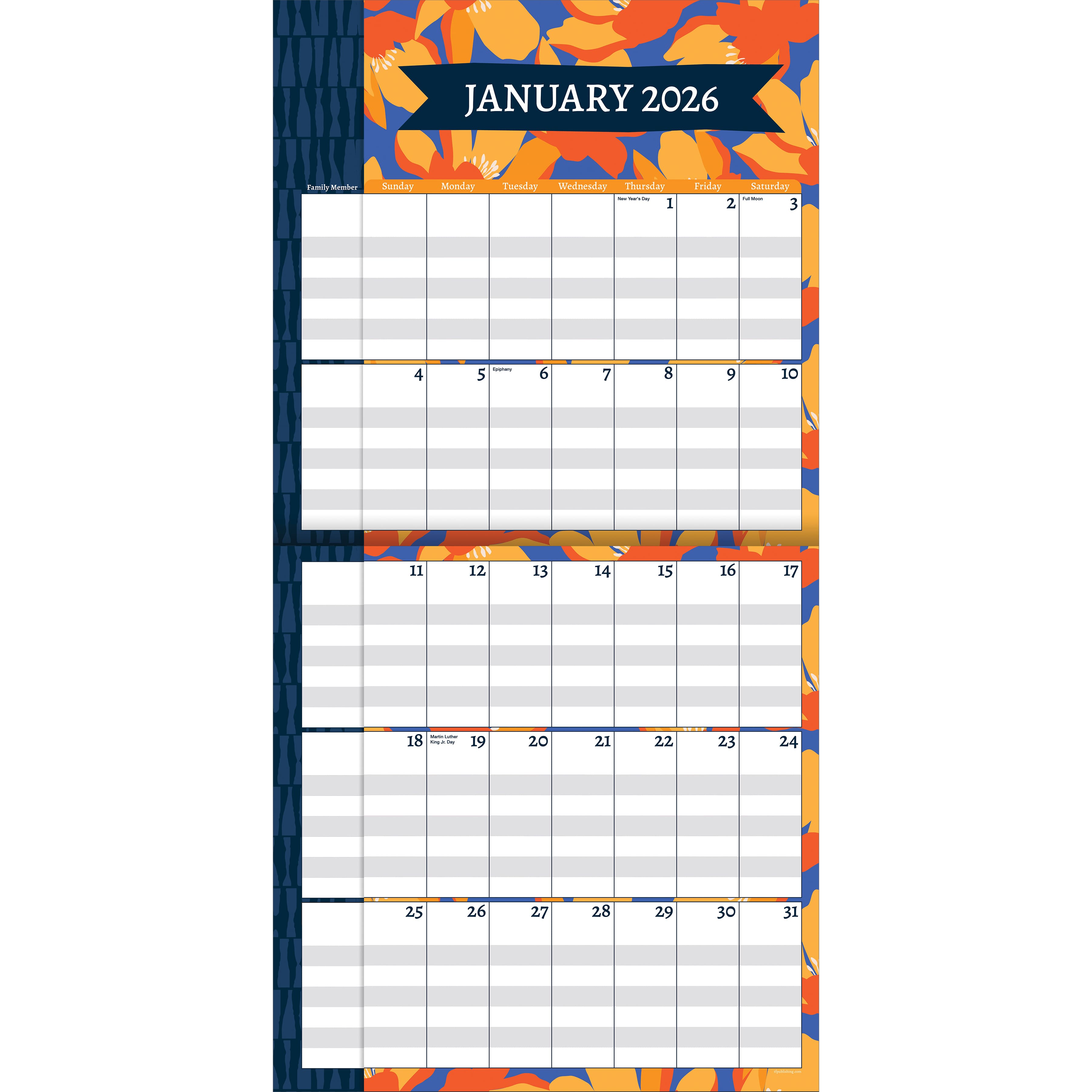 2026 Mom&#x27;s Manager Wall Calendar