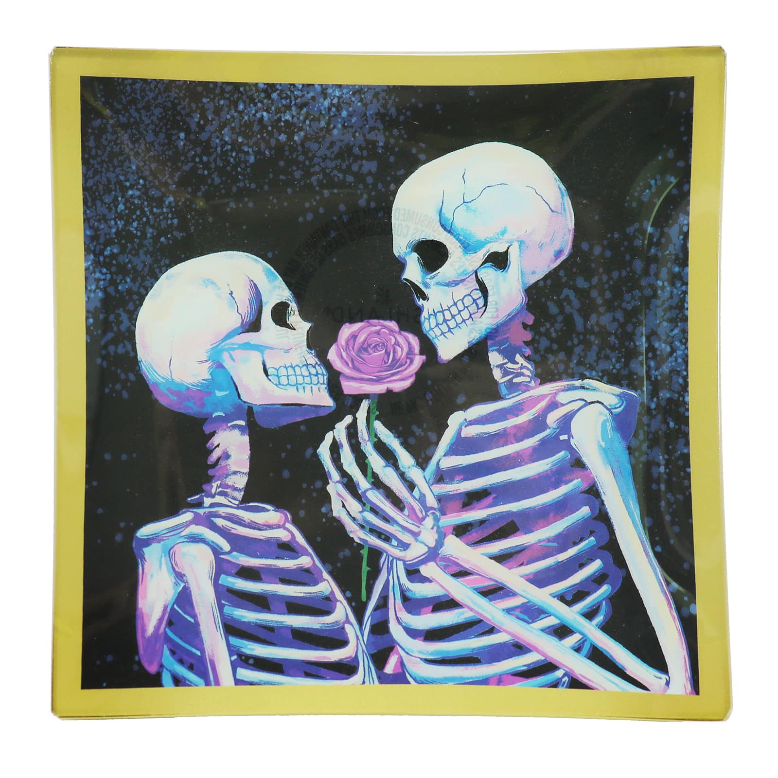6&#x22; x 6&#x22; Skeletons Glass Plate by Ashland&#xAE;