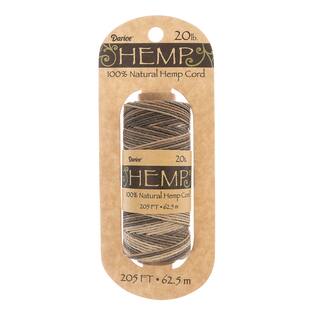 Hemp Cord Spool 20lb 205'/Pkg - Cappuccino, Corda Di Canapa Naturale Per Gioielli Fai Da Te E Album
