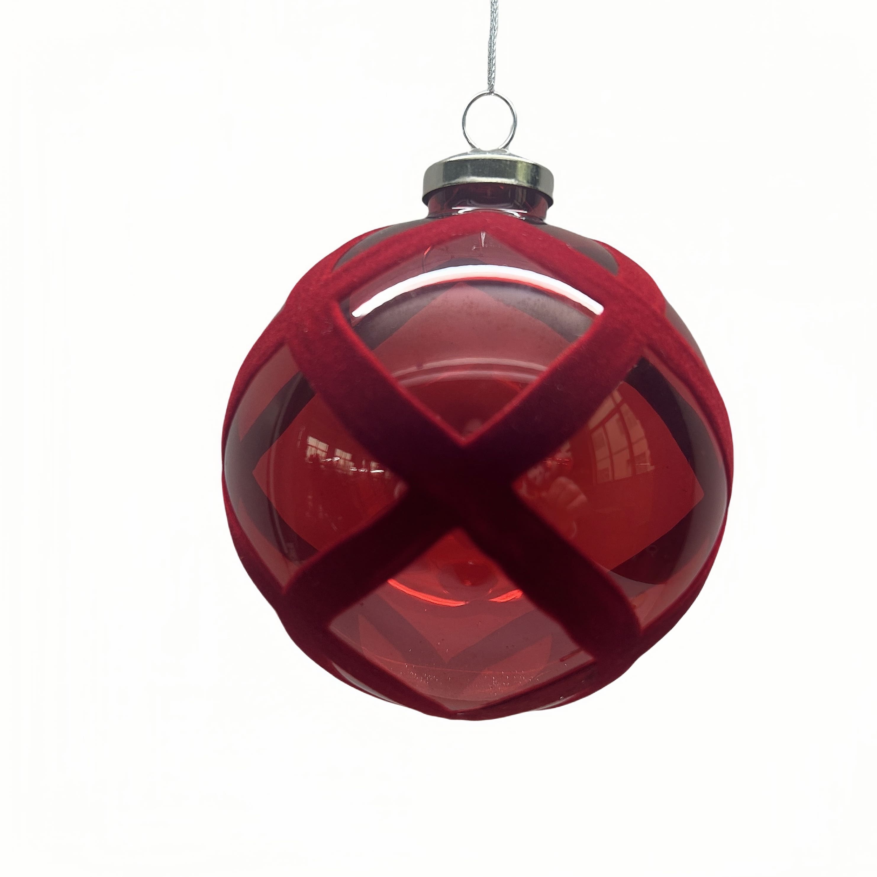 4&#x22; Patterned Glass Ball Ornament by Ashland&#xAE;