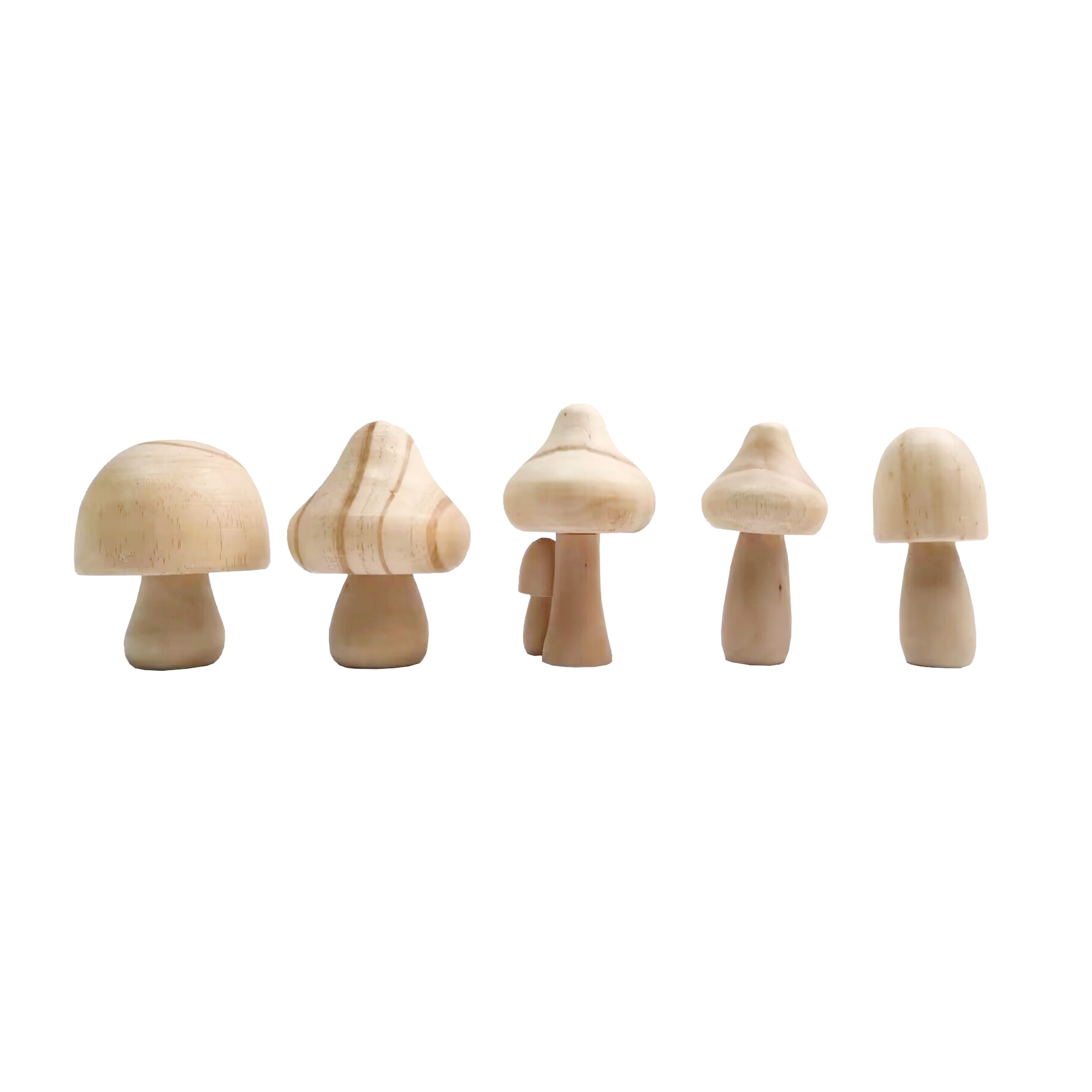 Mini Mushrooms DIY Wood D&#xE9;cor by Make Market&#xAE;