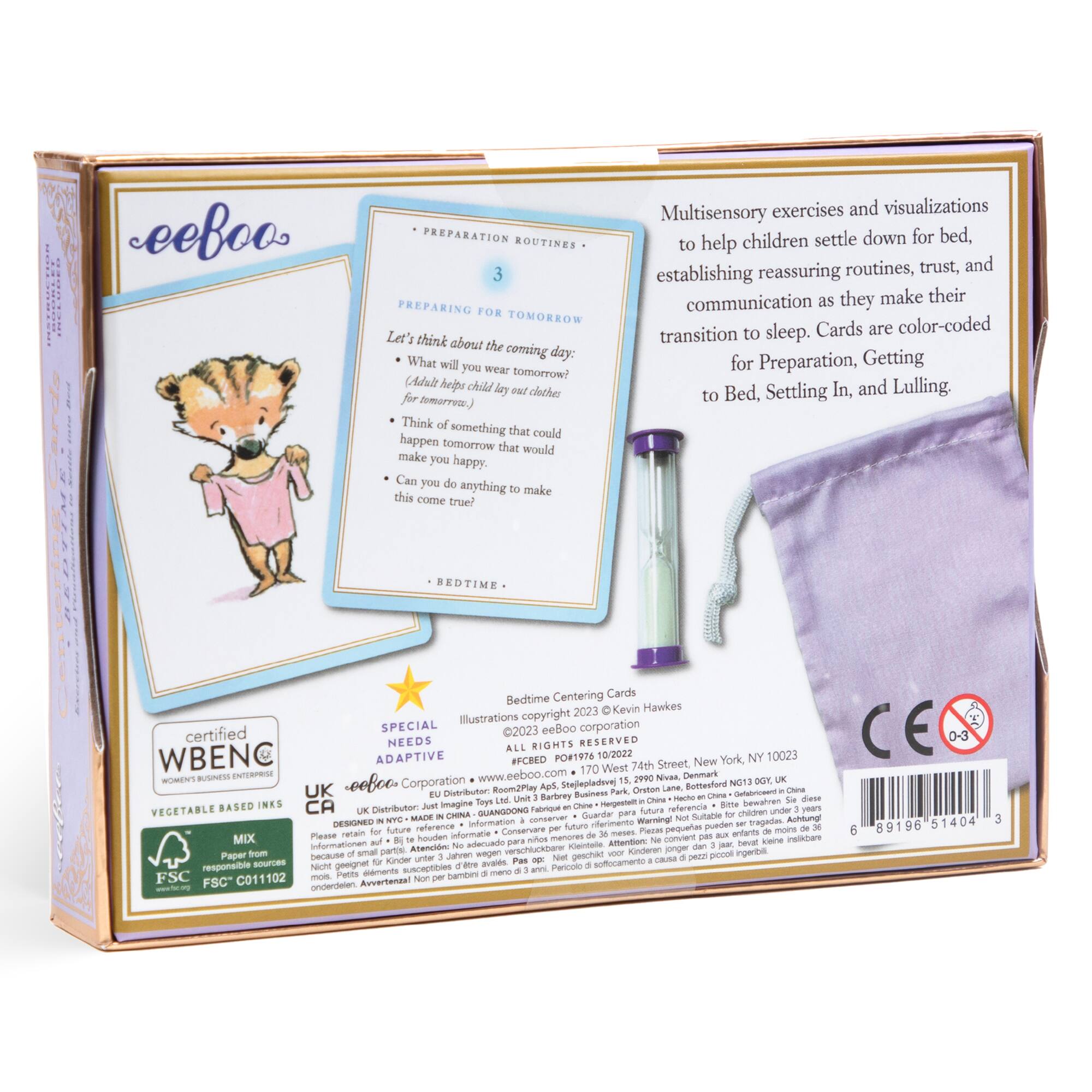eeBoo Bedtime Centering Cards