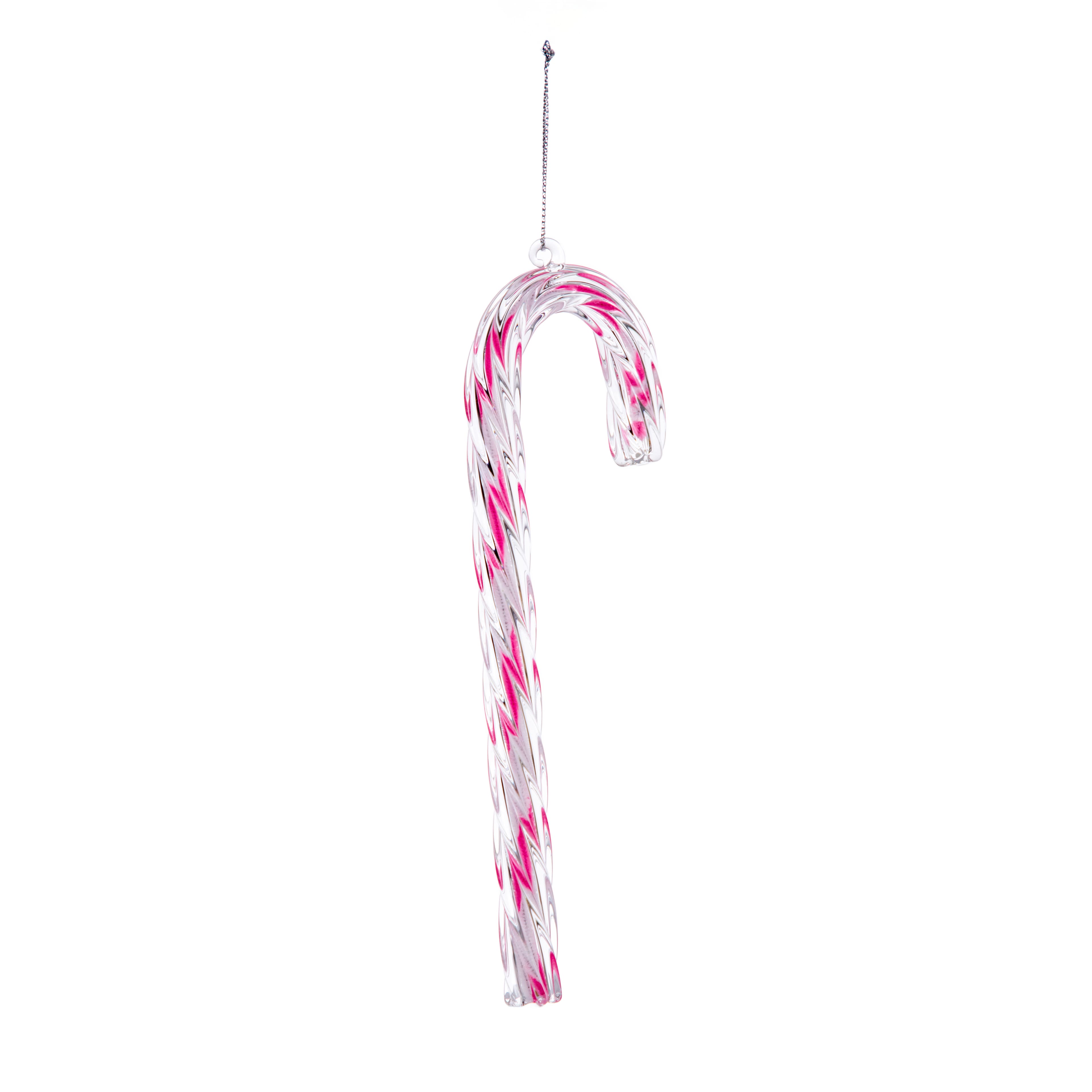8&#x22; Candy Cane Glass Ornament by Ashland&#xAE;