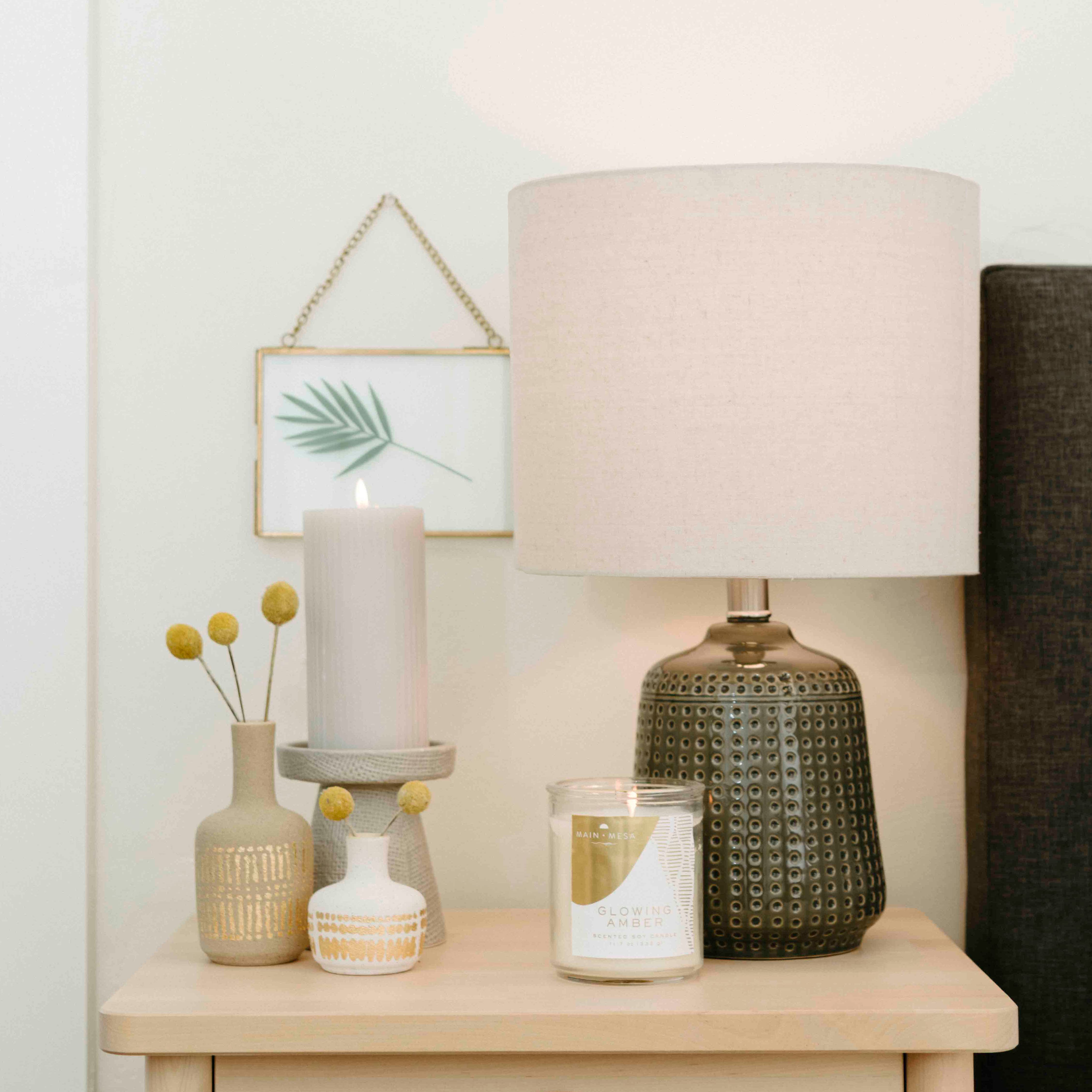 Hello Honey® Stoneware Vases with Gold Pattern Set