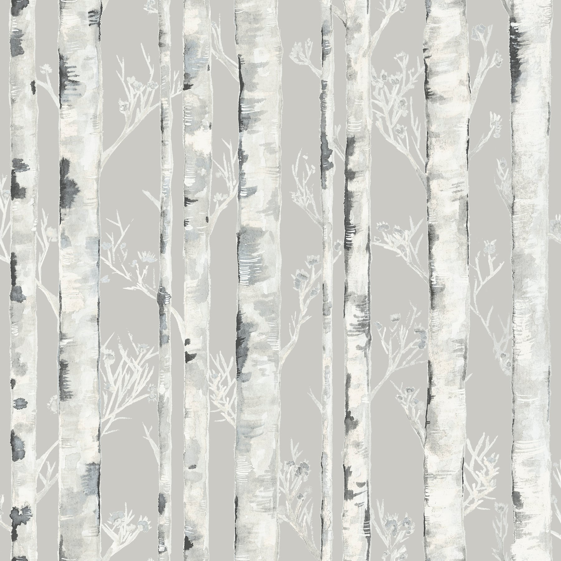 InHome Birchdale Gray Peel & Stick Wallpaper | Michaels