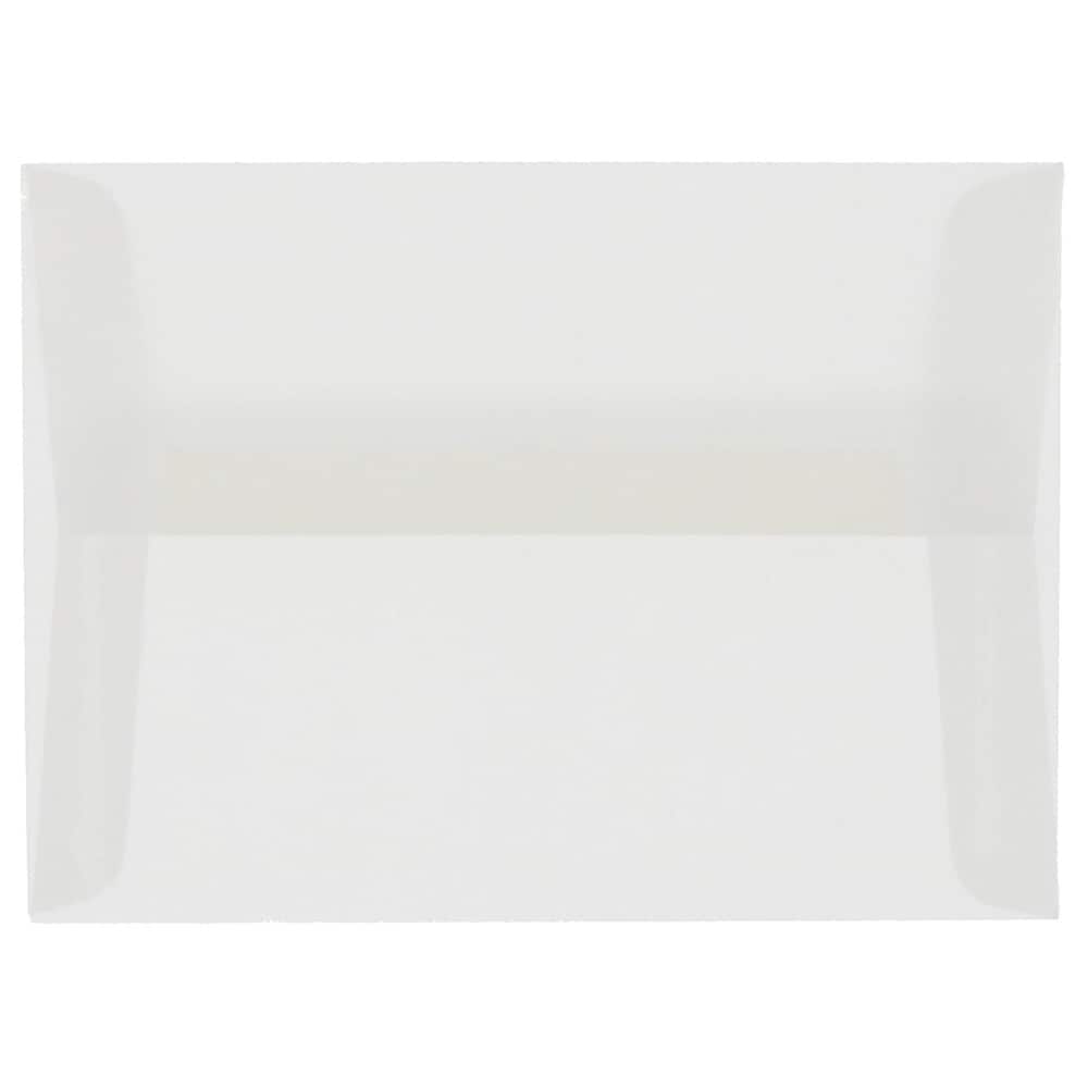 JAM Paper 3.625" x 5.125" Translucent Vellum Invitation Envelopes