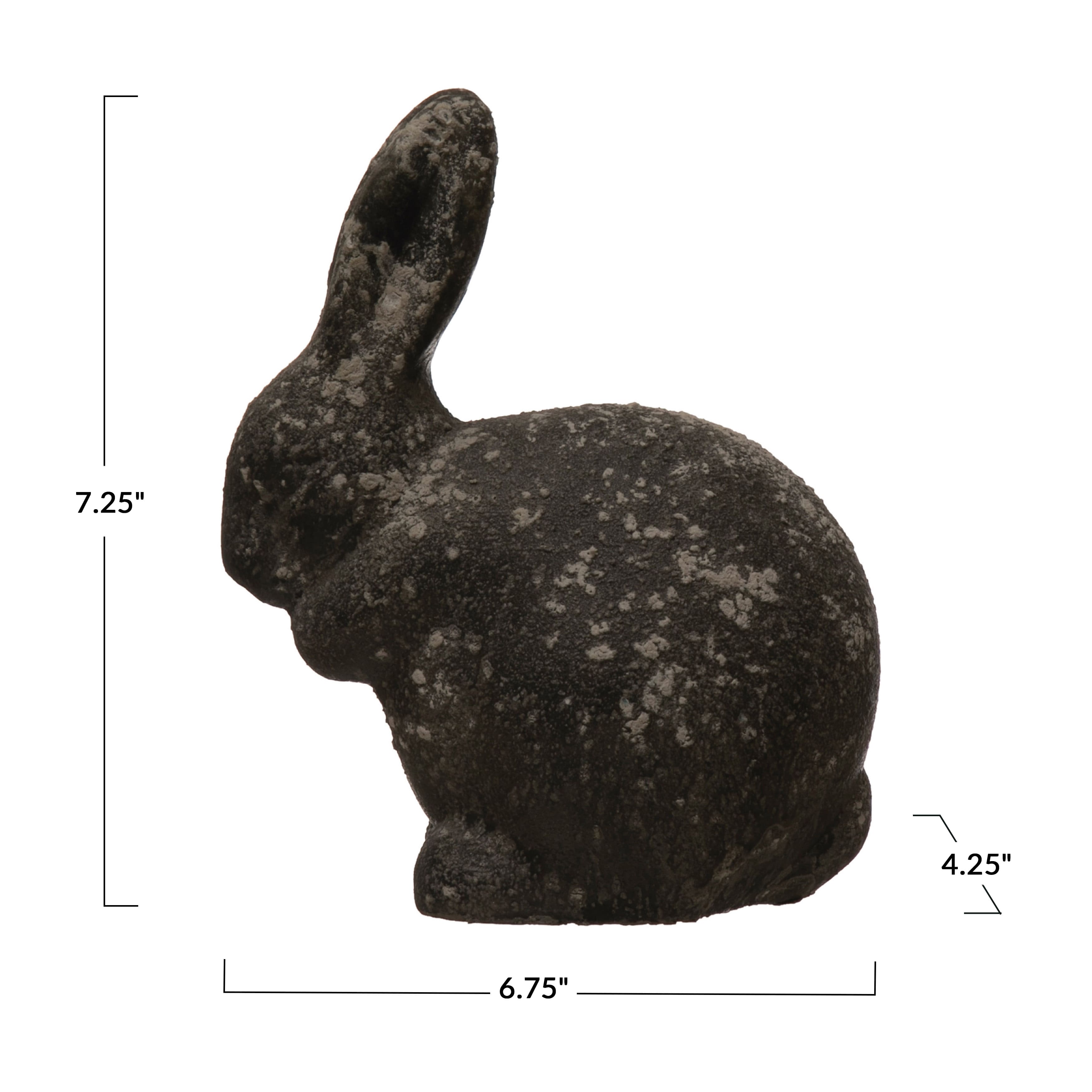 cement rabbit statue