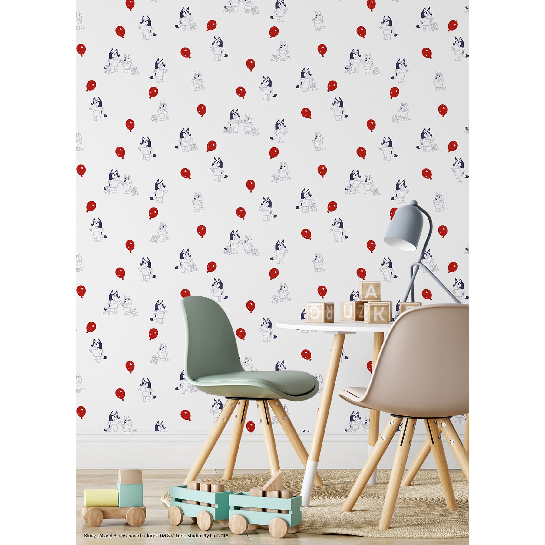 RoomMates Bluey Keepy Uppy Peel & Stick Wallpaper