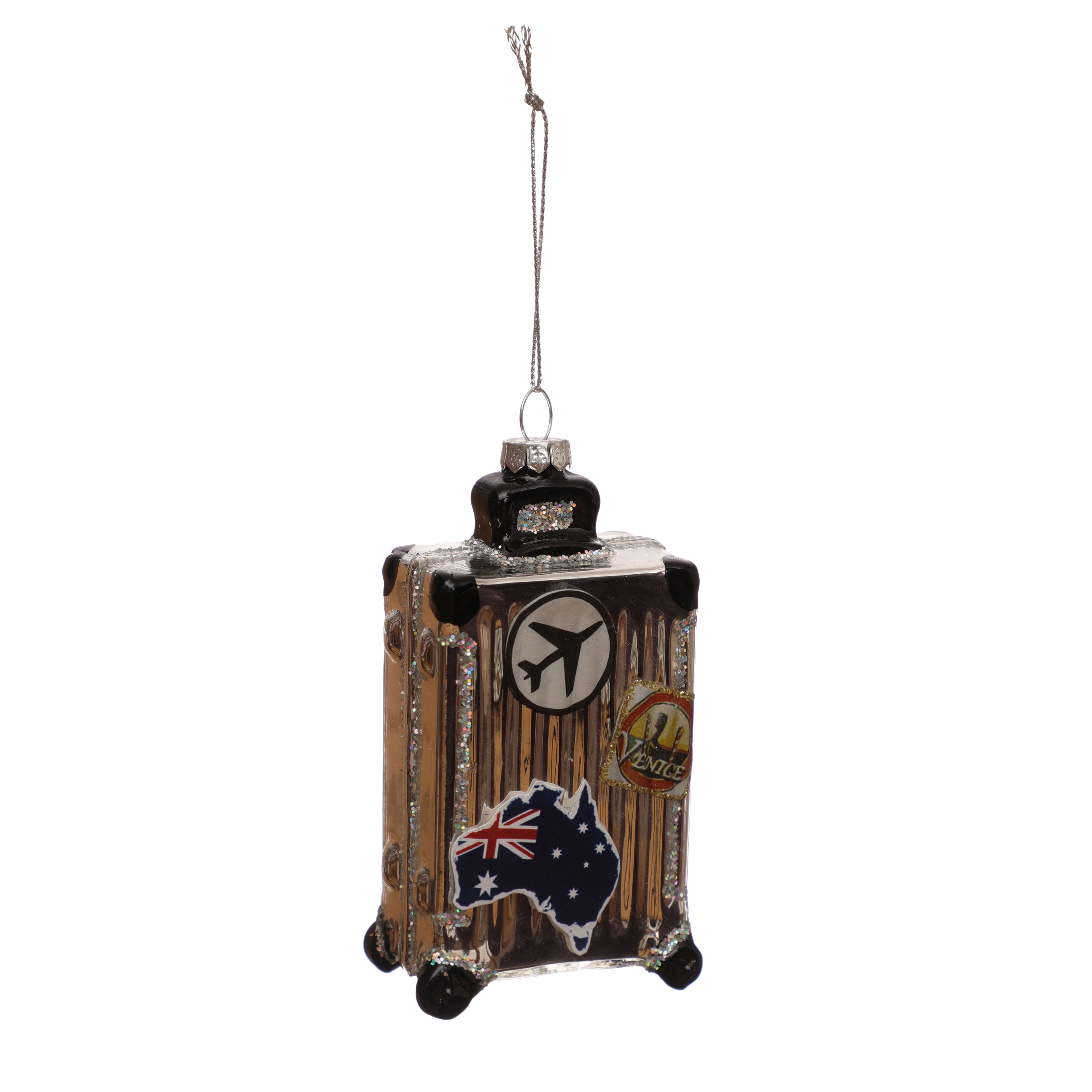 4.5&#x22; Luggage Glass Ornament by Ashland&#xAE;