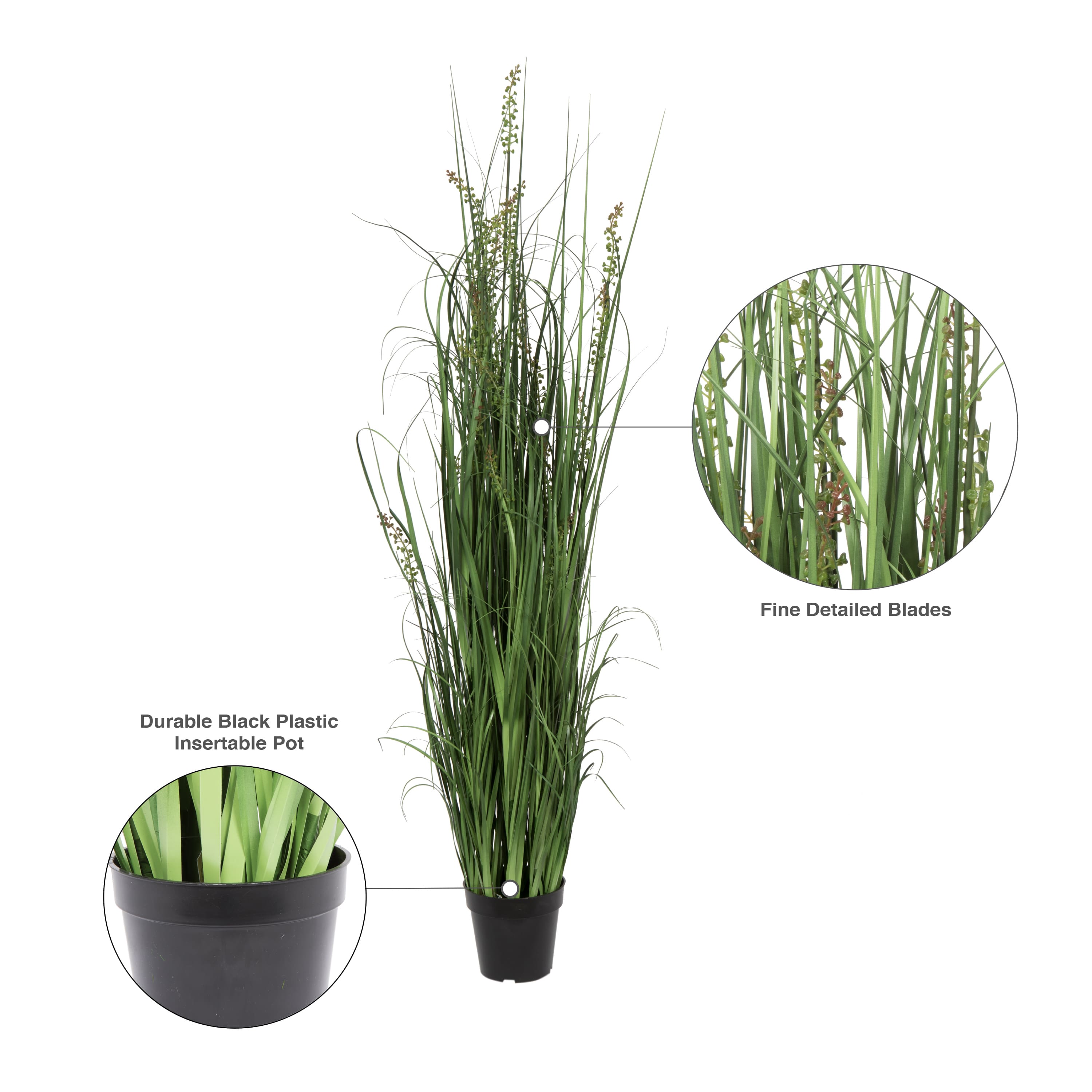 Artificial Potted Green Sheep&#x27;s Grass