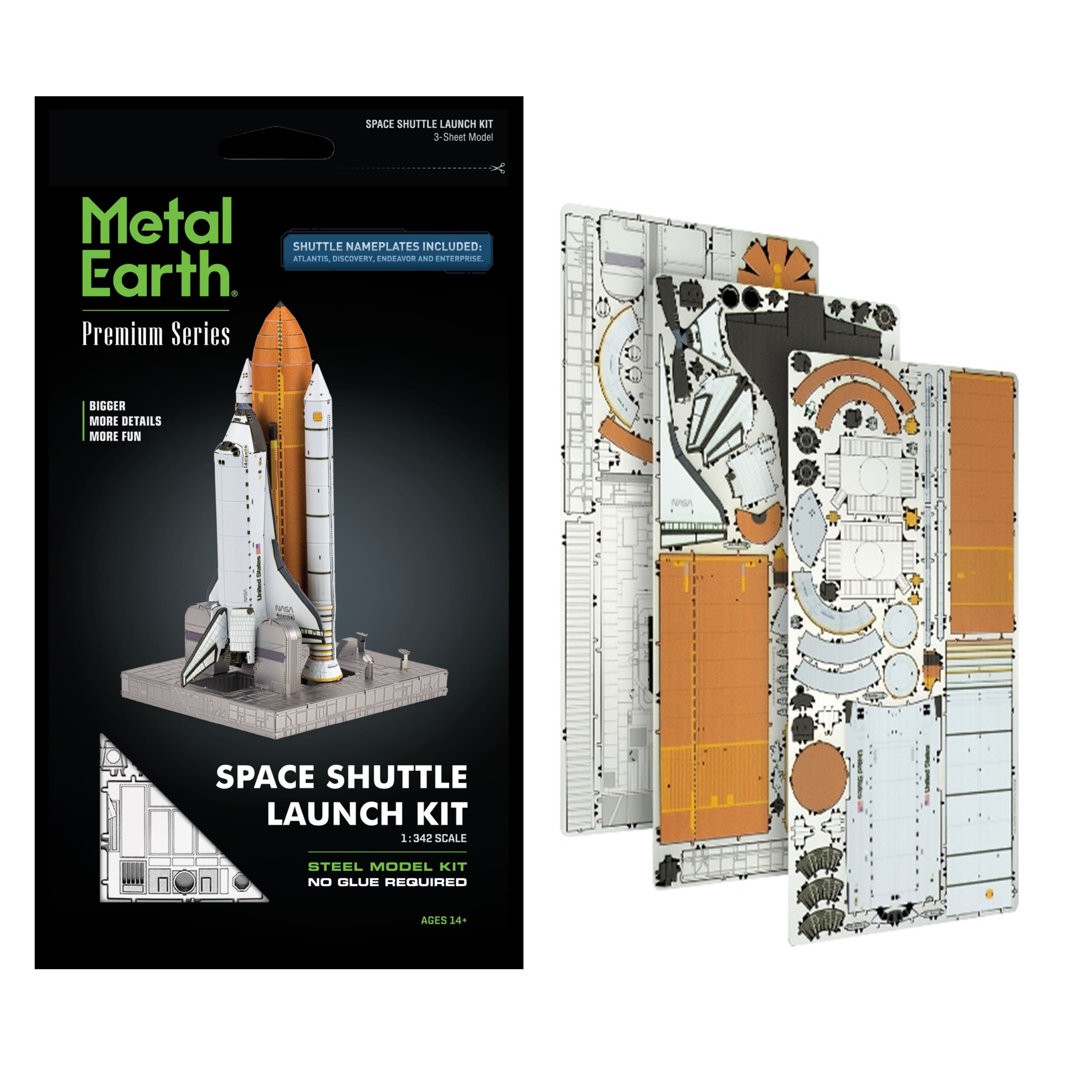 Metal Earth&#xAE; Premium Series Space Shuttle Launch Steel Model Kit