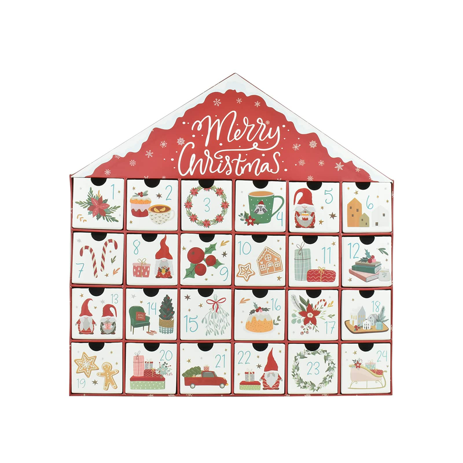 15.7&#x22; House-Shaped Advent Calendar by Ashland&#xAE;