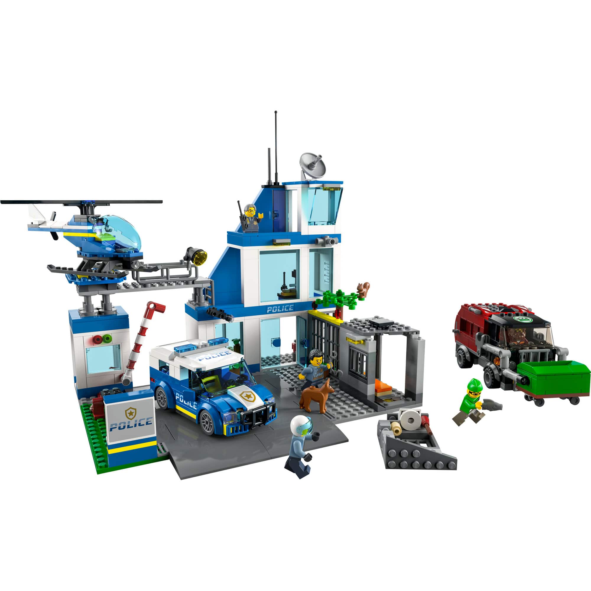 LEGO&#xAE; City Police Station 60316 Building Kit (668 Pieces)