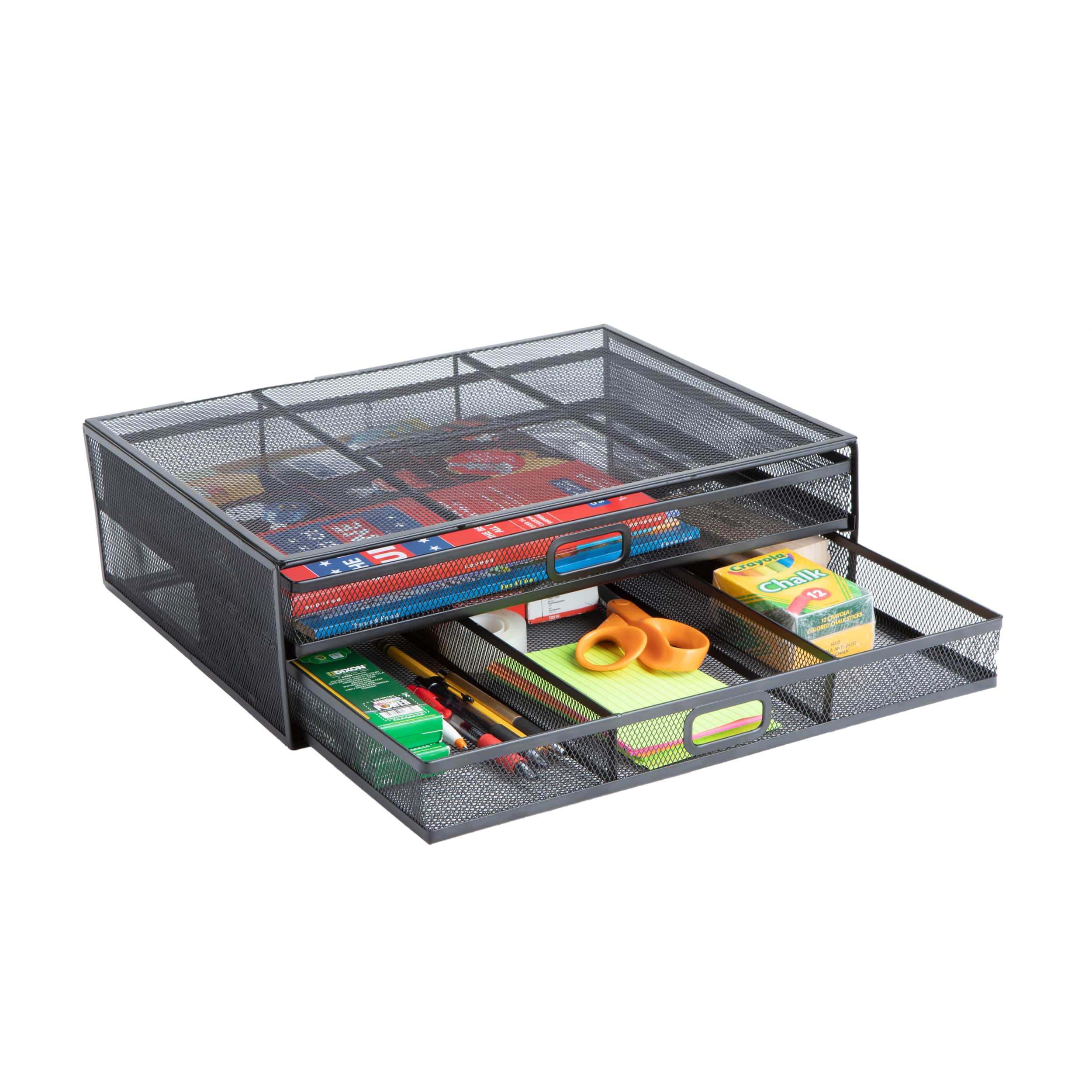 Mind Reader Monitor Stand with Drawer Storage