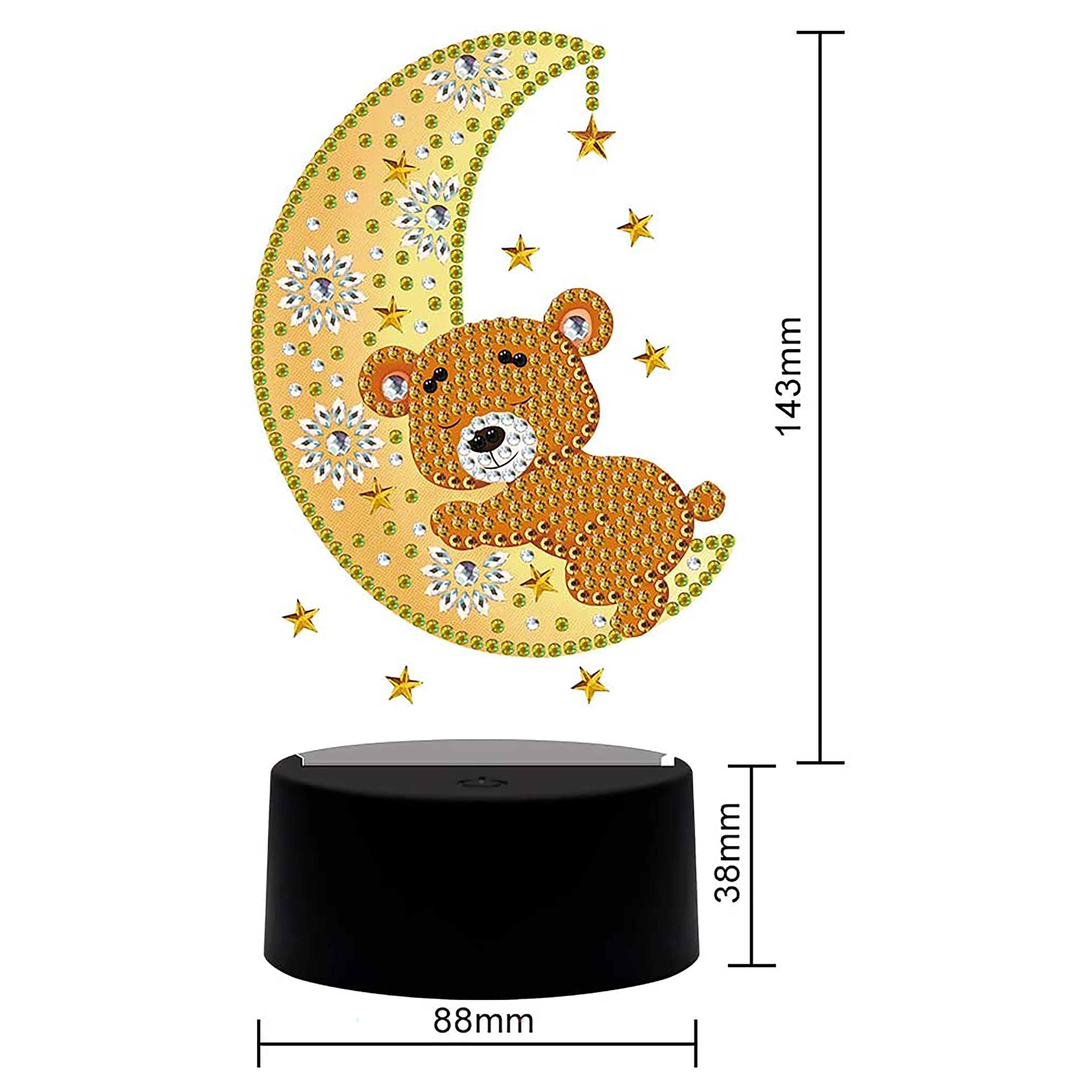 Sparkly Selections Teddy Bear Lamp Diamond Art Kit