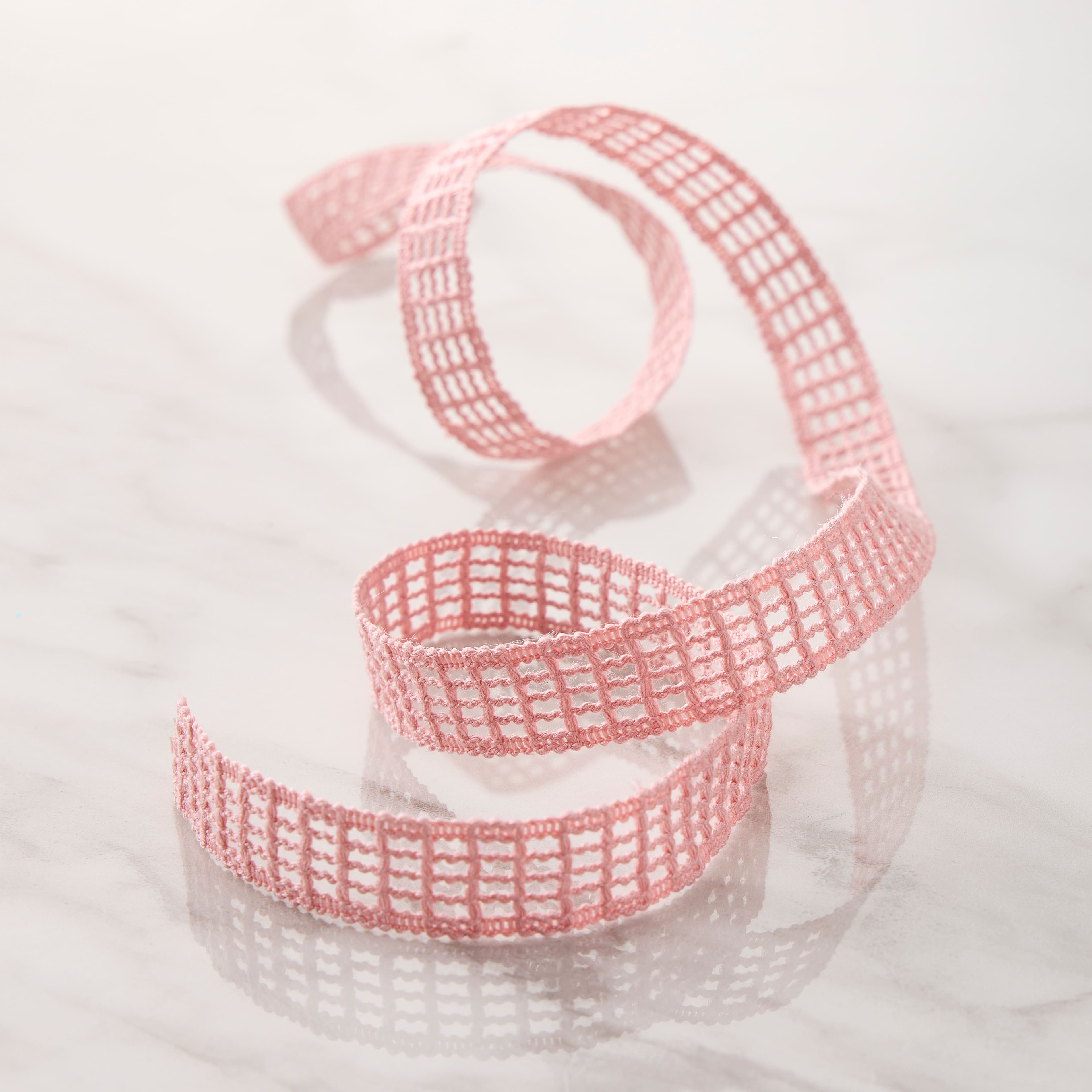 5/8&#x22; x 5yd. Crochet Net Ribbon by Celebrate It&#xAE; Classic