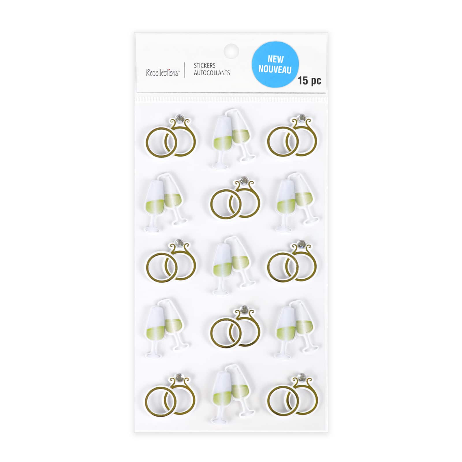 Ring & Glasses Stickers Stickers by Recollections™