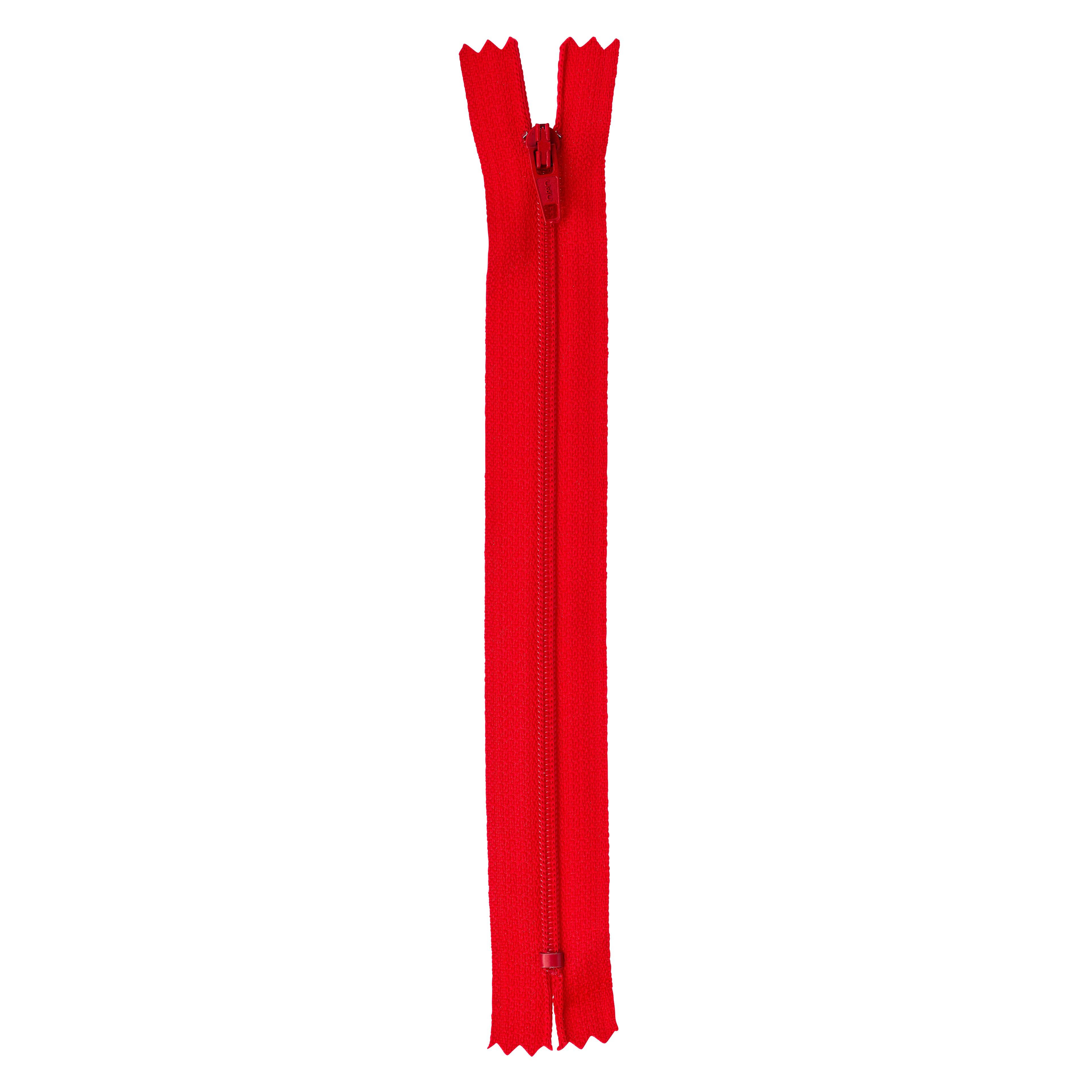 MJTrends: 36 inch red invisible zipper