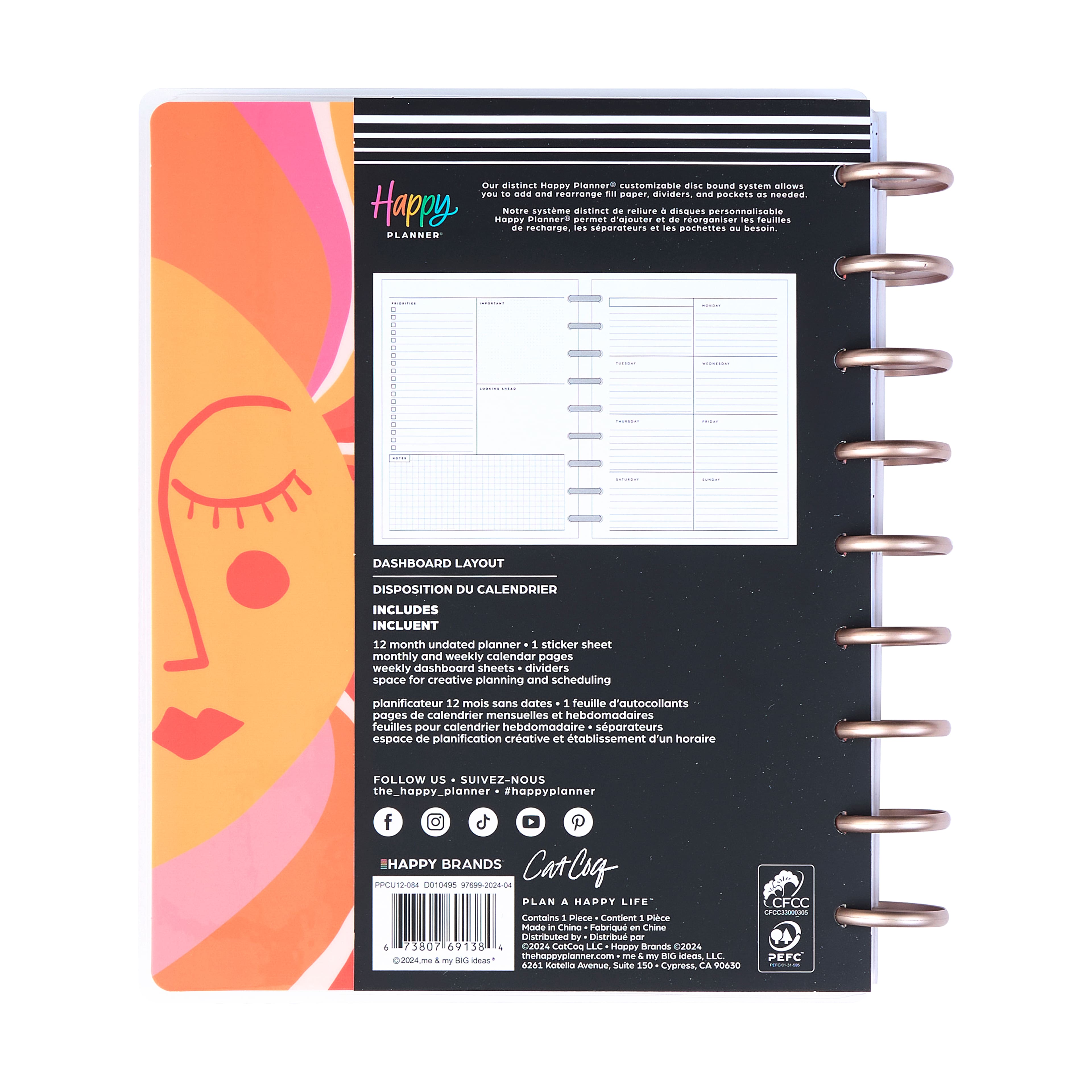 The Classic Happy Planner&#xAE; Retro Sunset