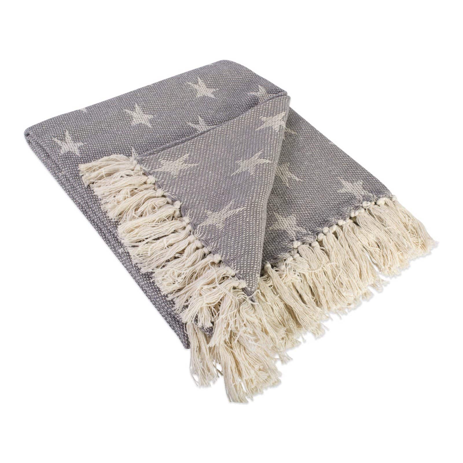 DII&#xAE; Gray Stars Throw