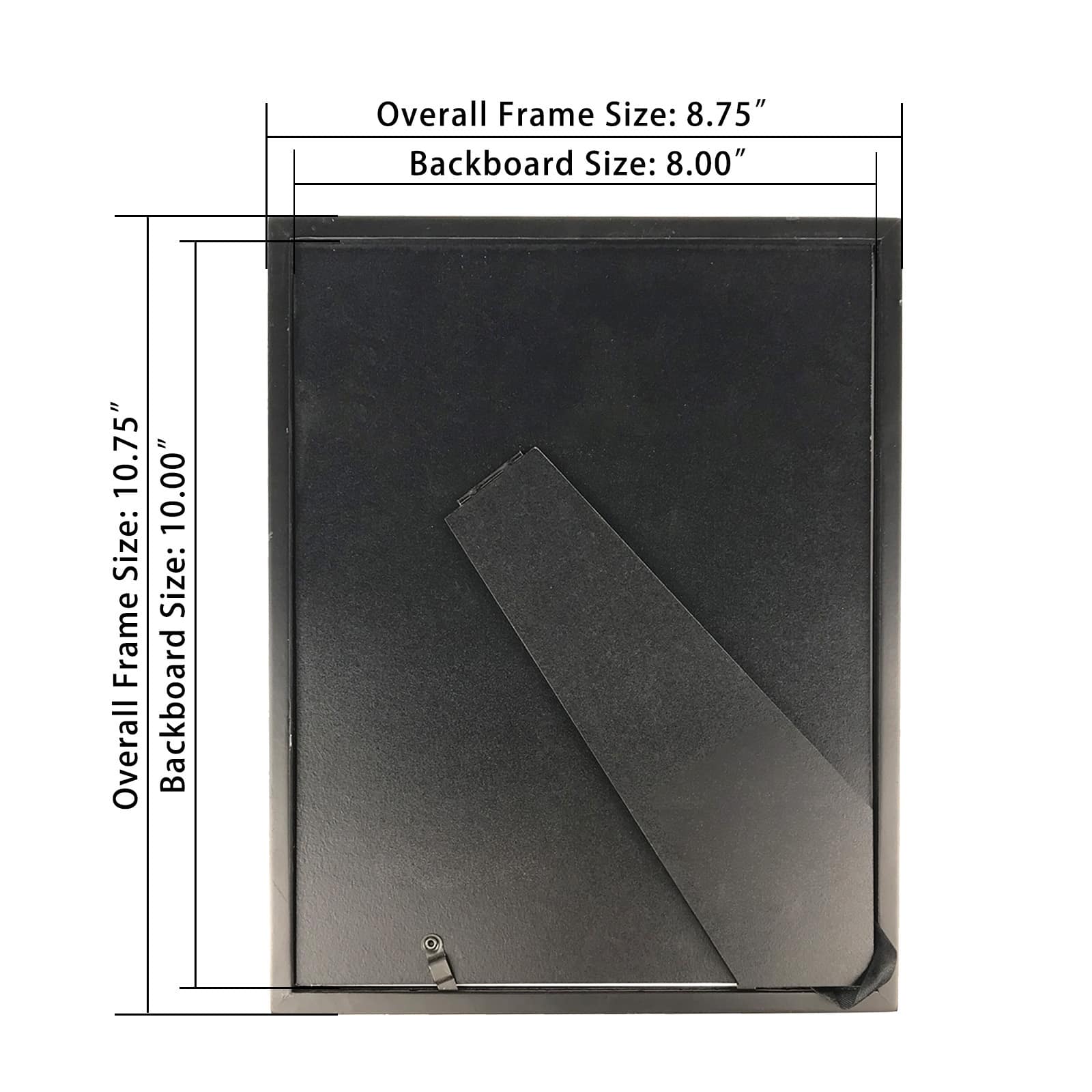 Simply Essentials™ Black Linear Frame with Double Mat by Studio Décor®