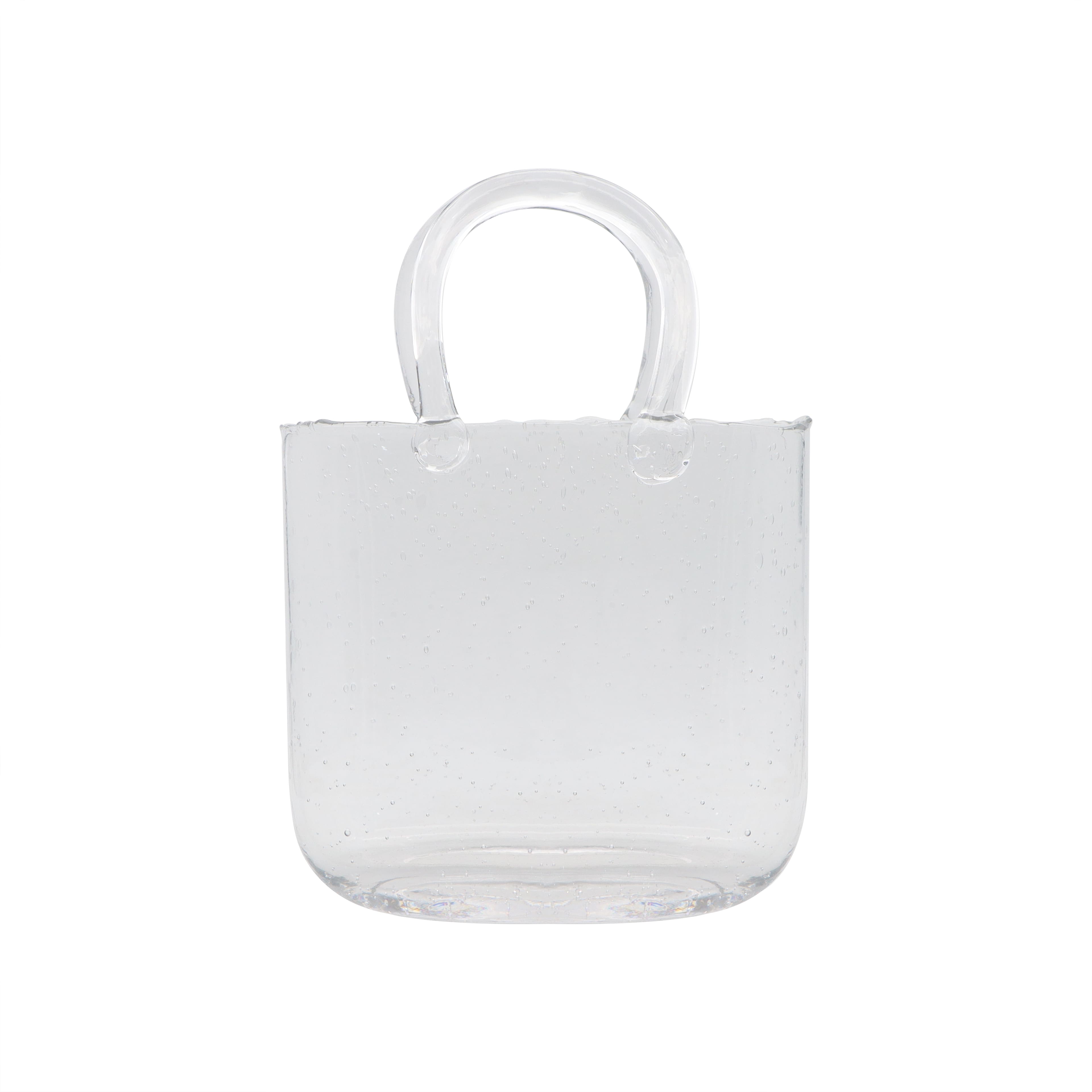 10&#x22; Clear Purse Glass Vase by Ashland&#xAE;