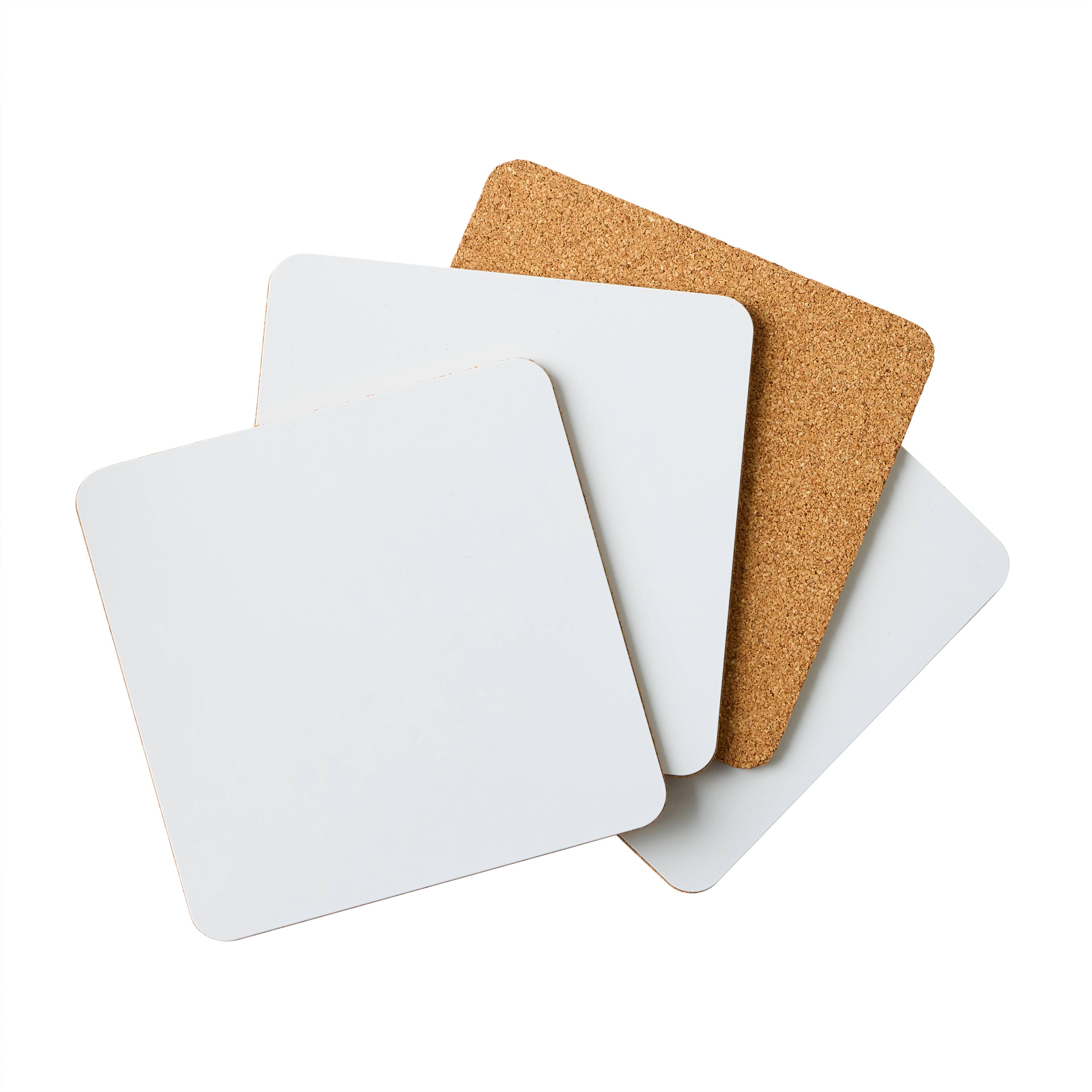 6 Packs: 4 ct. (24 total) Cricut&#xAE; Square Coaster Blanks