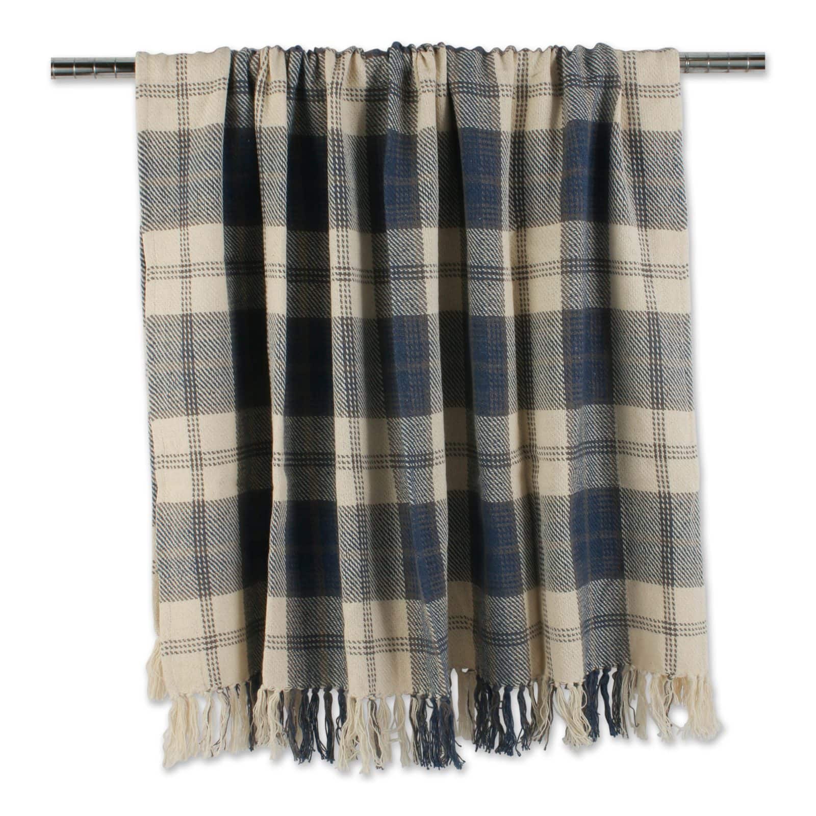 DII&#xAE; French Blue Farmhouse Woven Throw