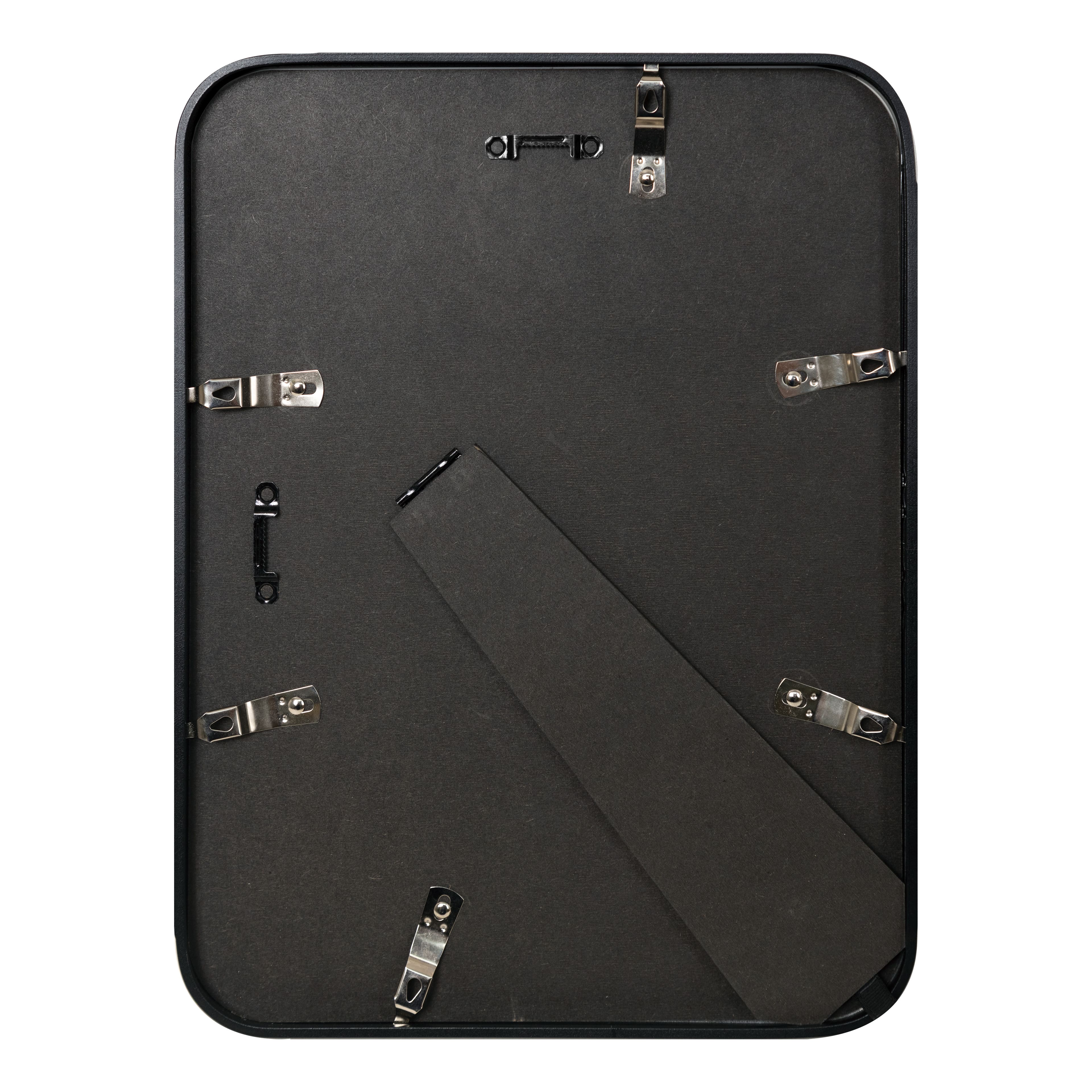 Expressions™ 5" x 7" Black Rounded Frame with Mat by Studio Décor®