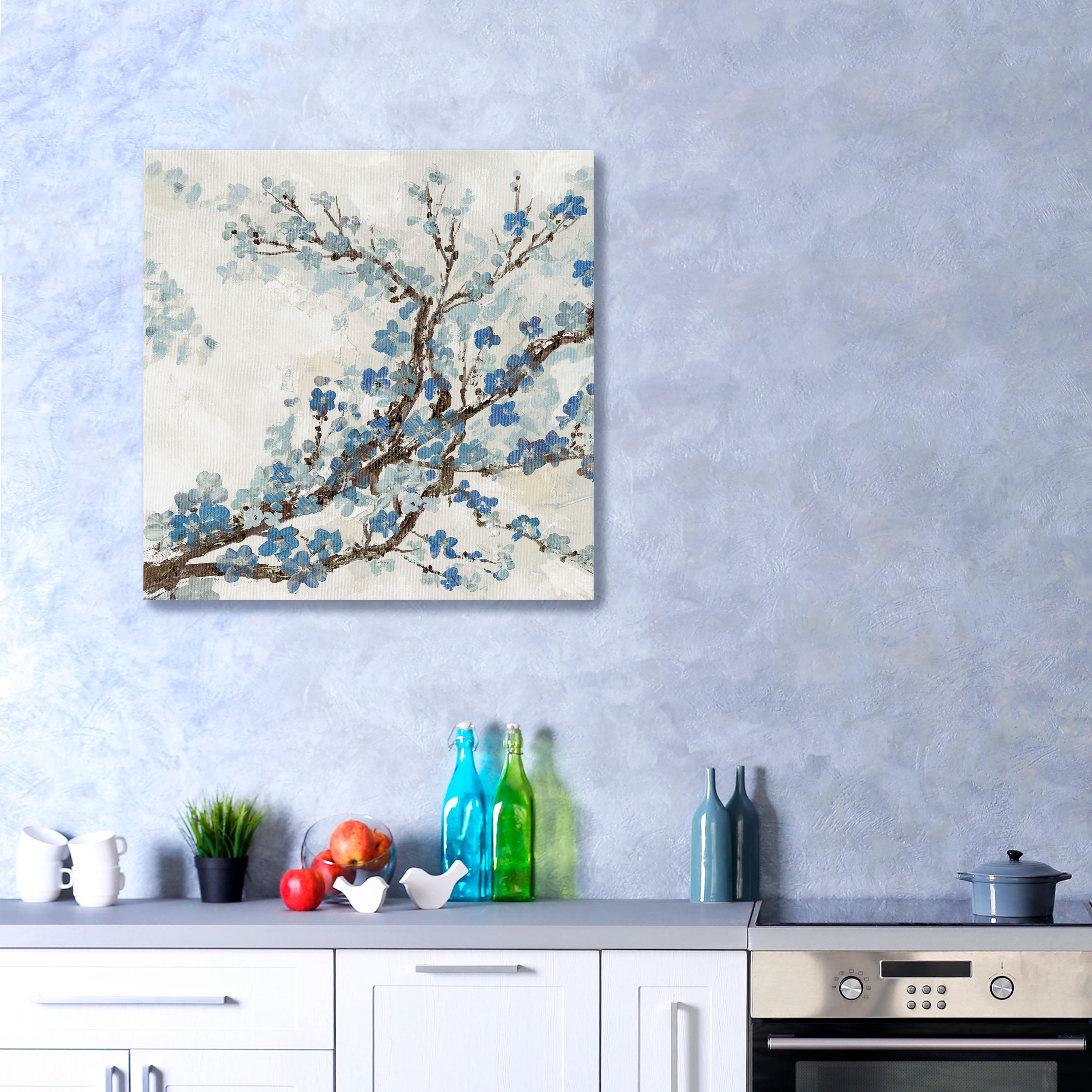 Blue Branch I Canvas Giclee