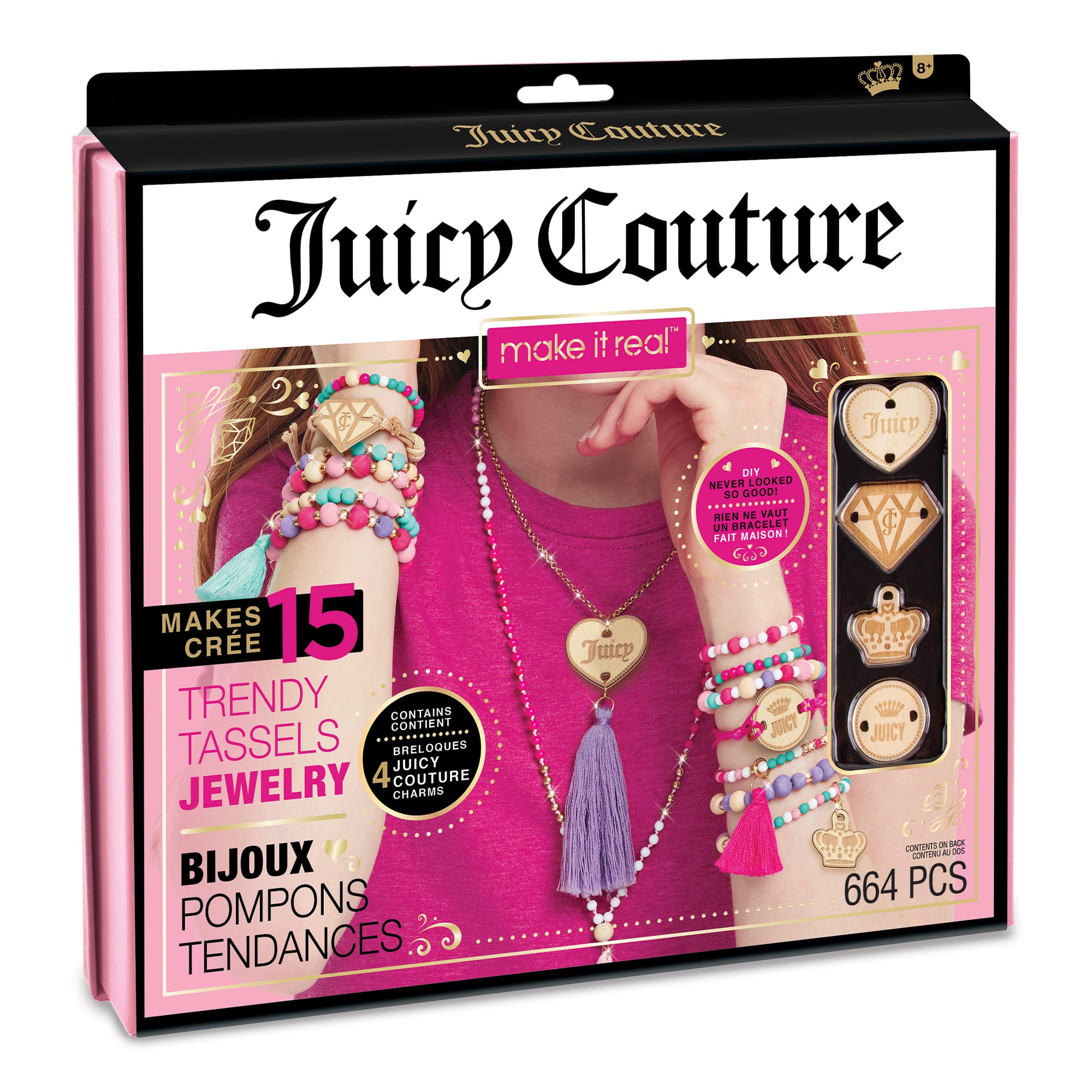 chikane scene støbt 8 Pack: Juicy Couture Make it Real™ Trendy Tassel Accessories Kit | Michaels