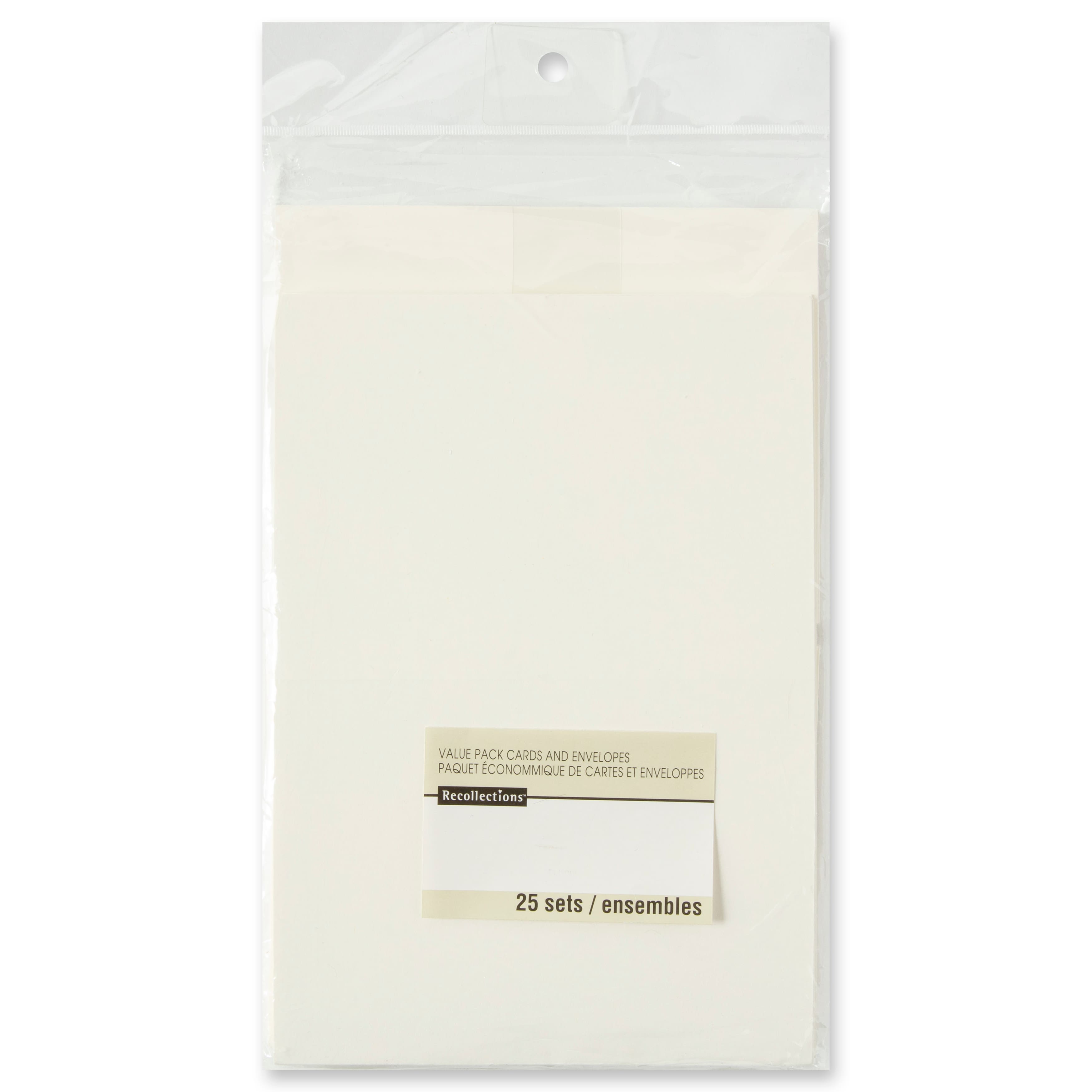 Small Ivory Cards &#x26; Envelopes by Recollections&#xAE;, 4&#x22; x 5.5&#x22;