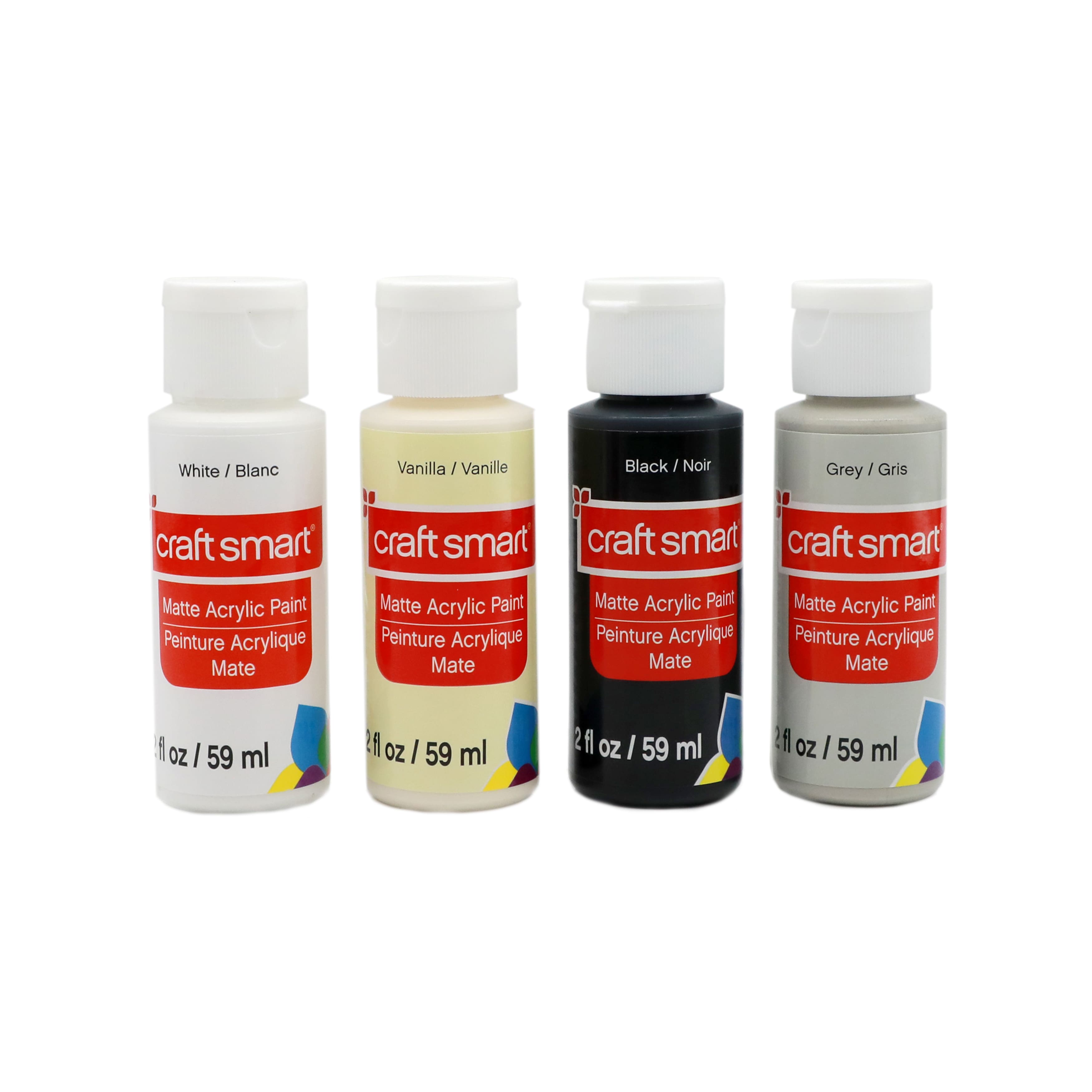 24 Packs: 4 ct. (96 total) Basics Acrylic Paints by Craft Smart®
