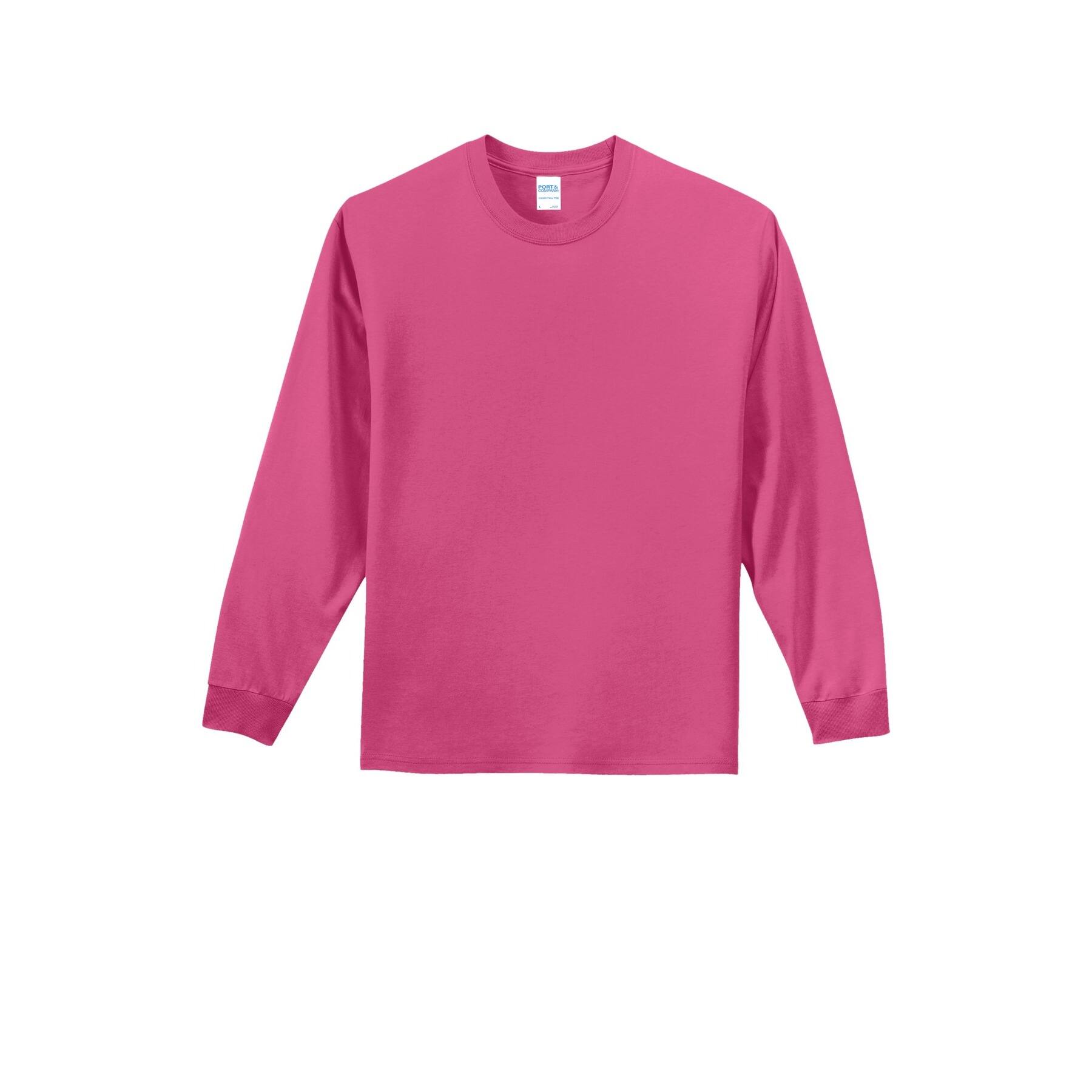Port & Company® Color Long Sleeve Essential T-Shirt